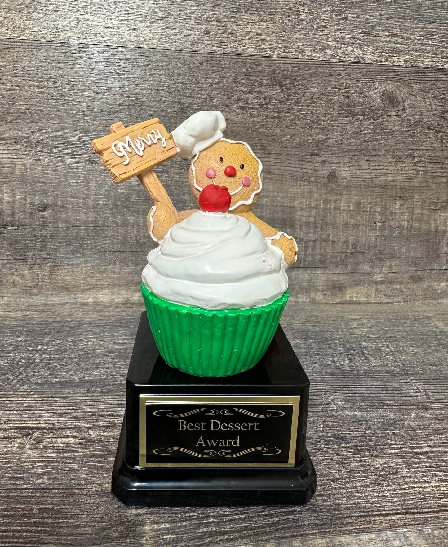 Gingerbread Bake Off Trophy Cookie Decorating Bake Off Trophy Ugly Sweater Trophy Best Dessert Cupcake Santa Christmas Trophy Christmas Decor