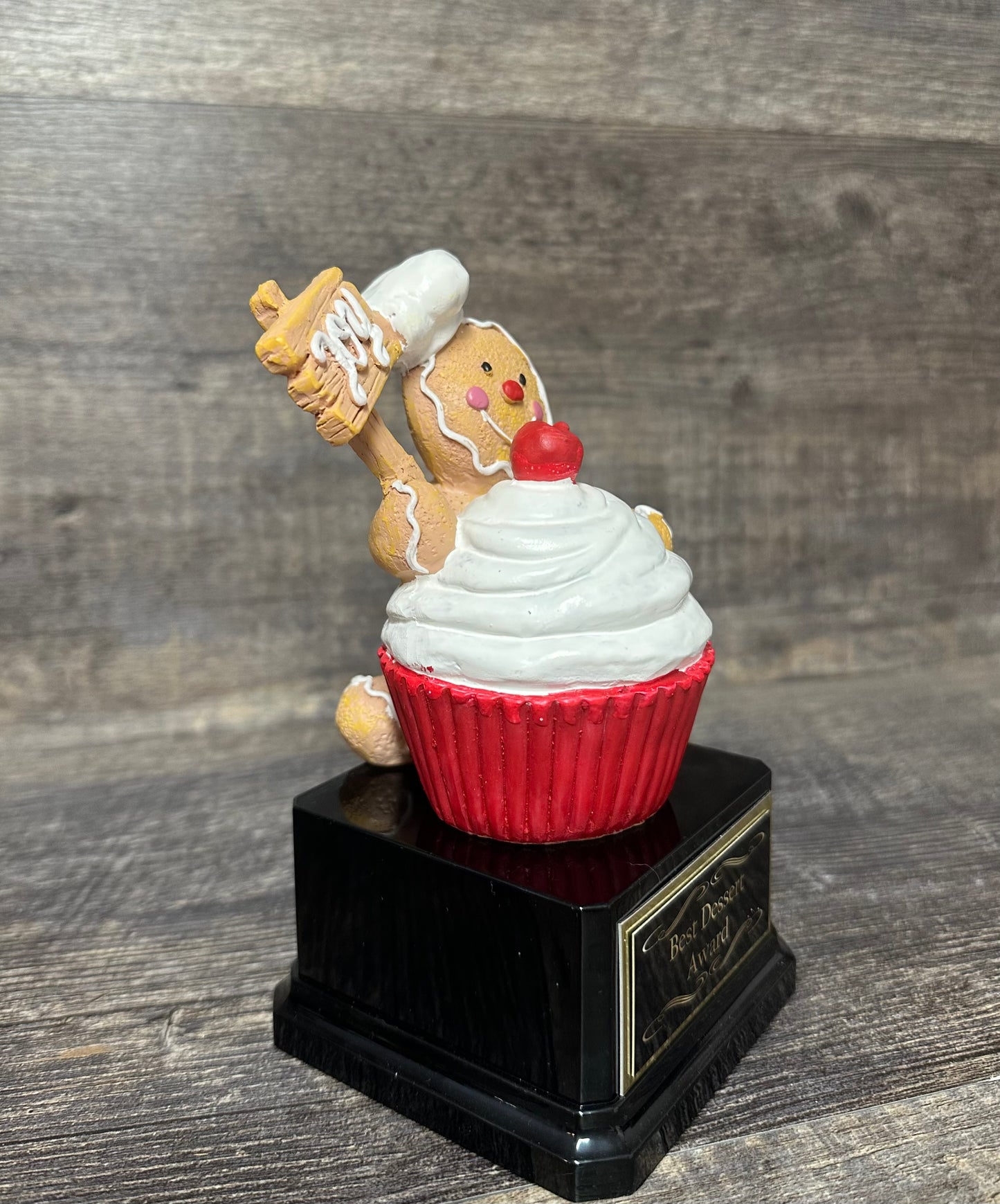 Gingerbread House Trophy Cookie Decorating Bake Off Trophy Ugly Sweater Trophy Best Dessert Cupcake Santa Christmas Trophy Christmas Decor