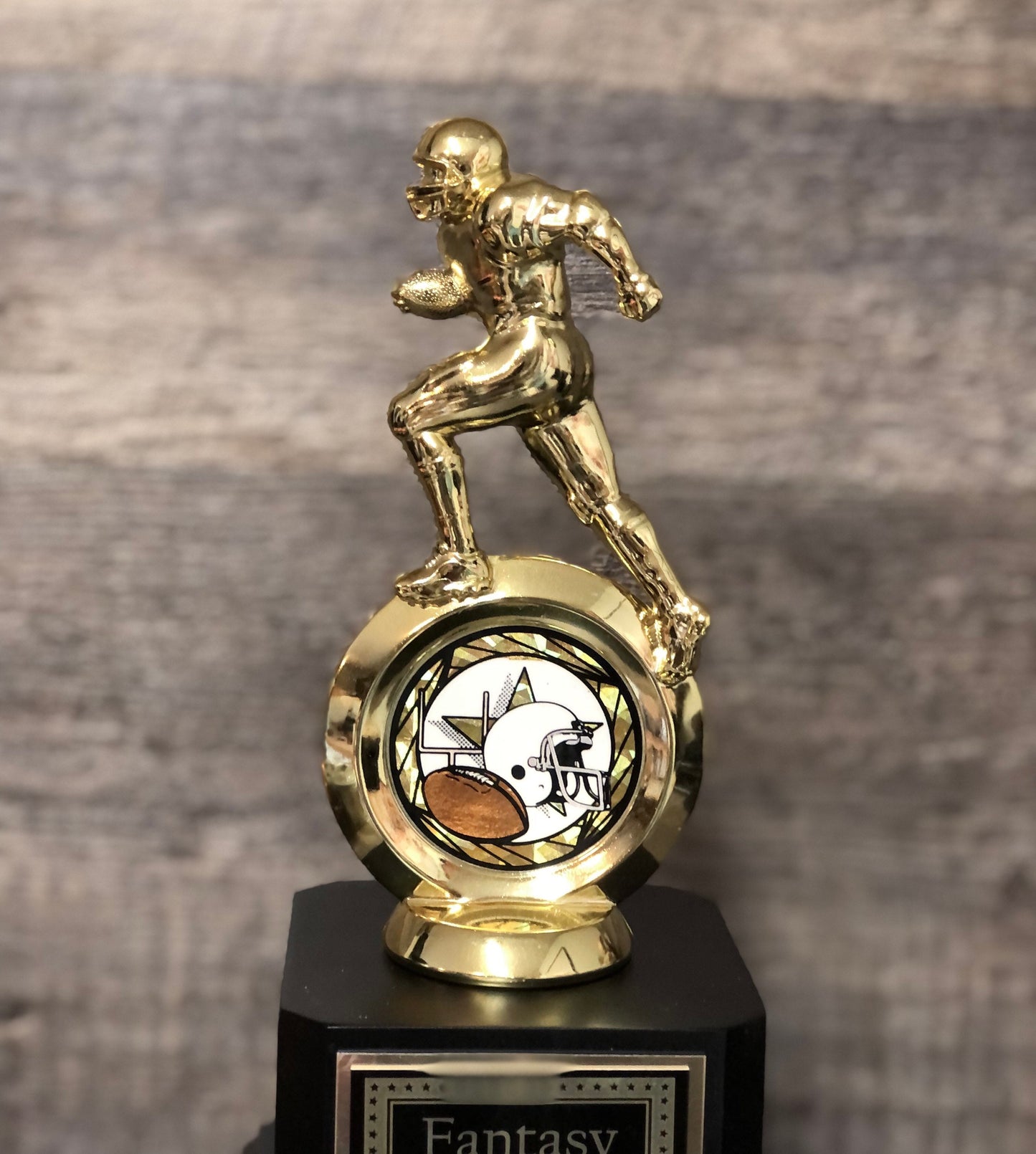 Perpetual Fantasy Football League Trophy FFL Trophy Best Season Stats Football Champion Trophy Football League Sports Award Winner