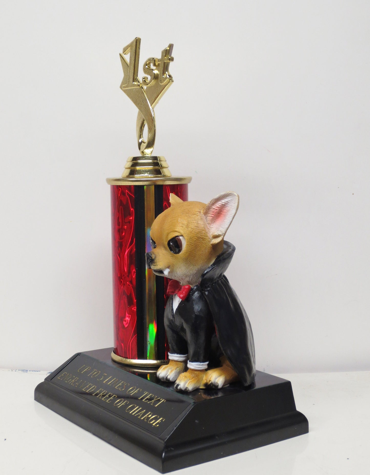 Halloween Trophy Trophies Costume Contest Pumpkin Carving Contest Best Costume Scariest Costume Halloween Decor Dracula Trunk or Treat