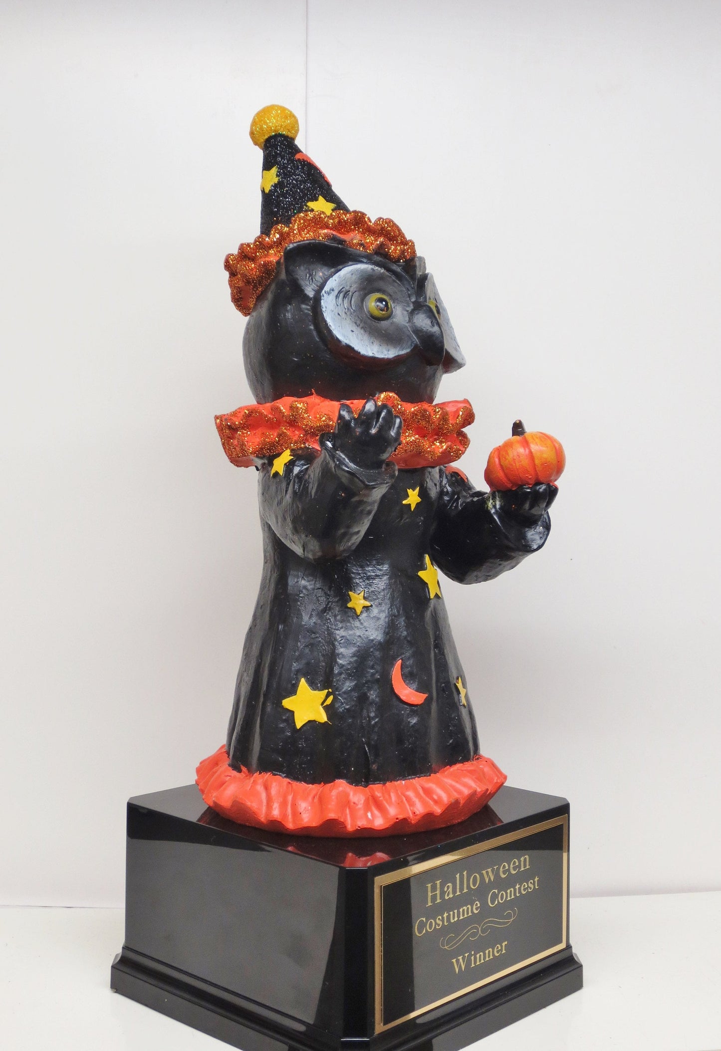Halloween Trophy Trophies Witch Owl Scariest Costume Contest Pumpkin Carving Best Costume Trunk or Treat Dia De Los Muertos Halloween Decor