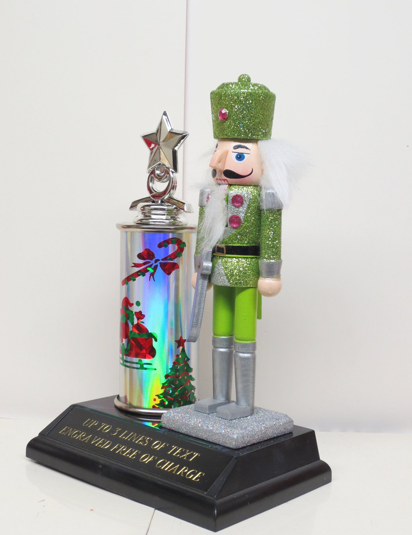 Ugly Sweater Contest Trophy Christmas Holiday Party Nutcracker Trophy Award Winner Cookie Bake Off Winner Holiday Christmas Decor