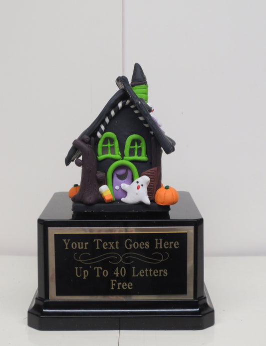 Halloween Trophy Best Decorated House Haunted House Pumpkin Carving Contest Trophy Best Costume Contest Halloween Decor