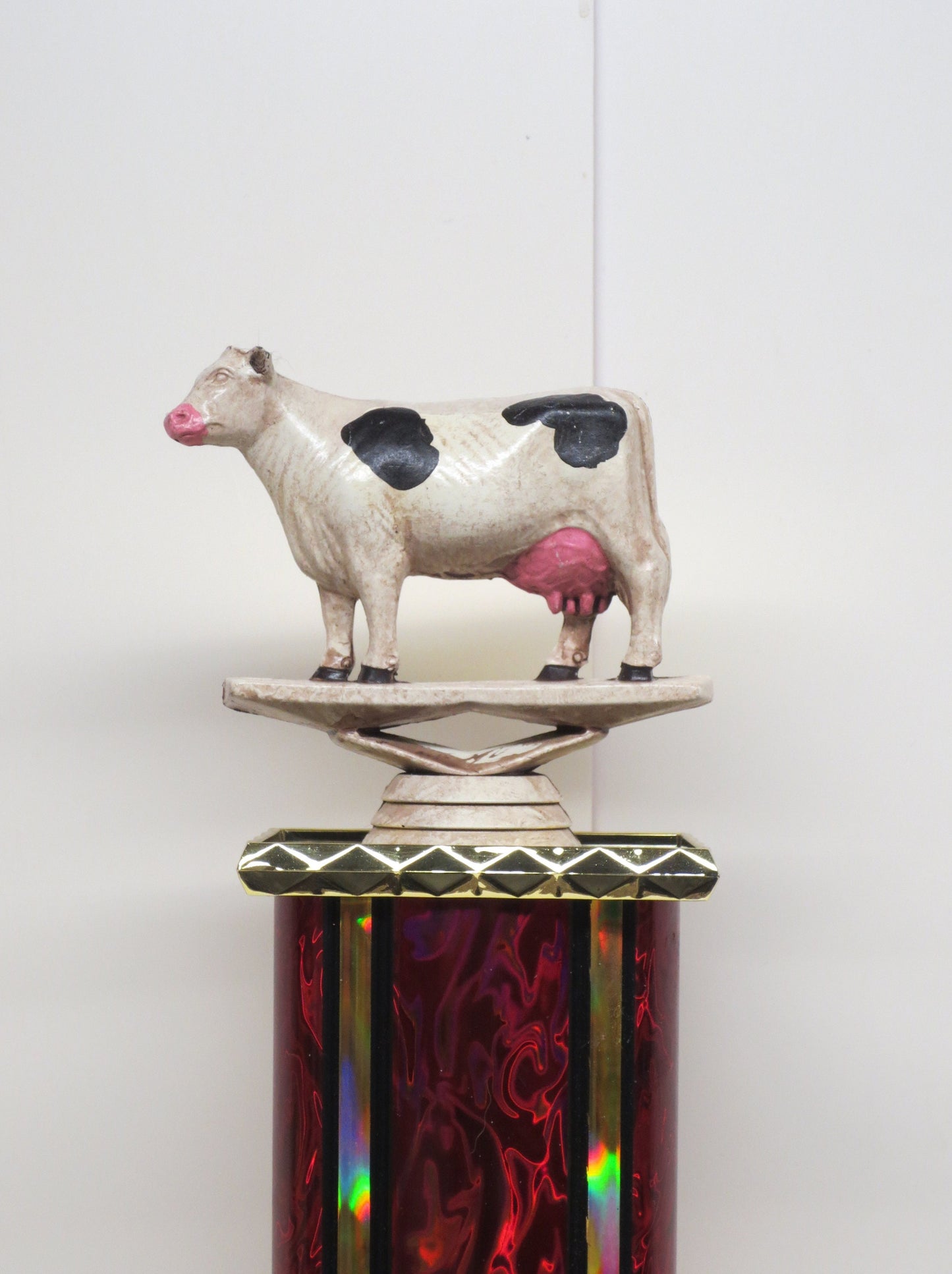 Funny Trophy Holy Cow You're Amazing Trophy Best BBQ Cook Off Brisket Hamburger Beef Rib Trophy Hand Painted Cow Award Champion 4th of July