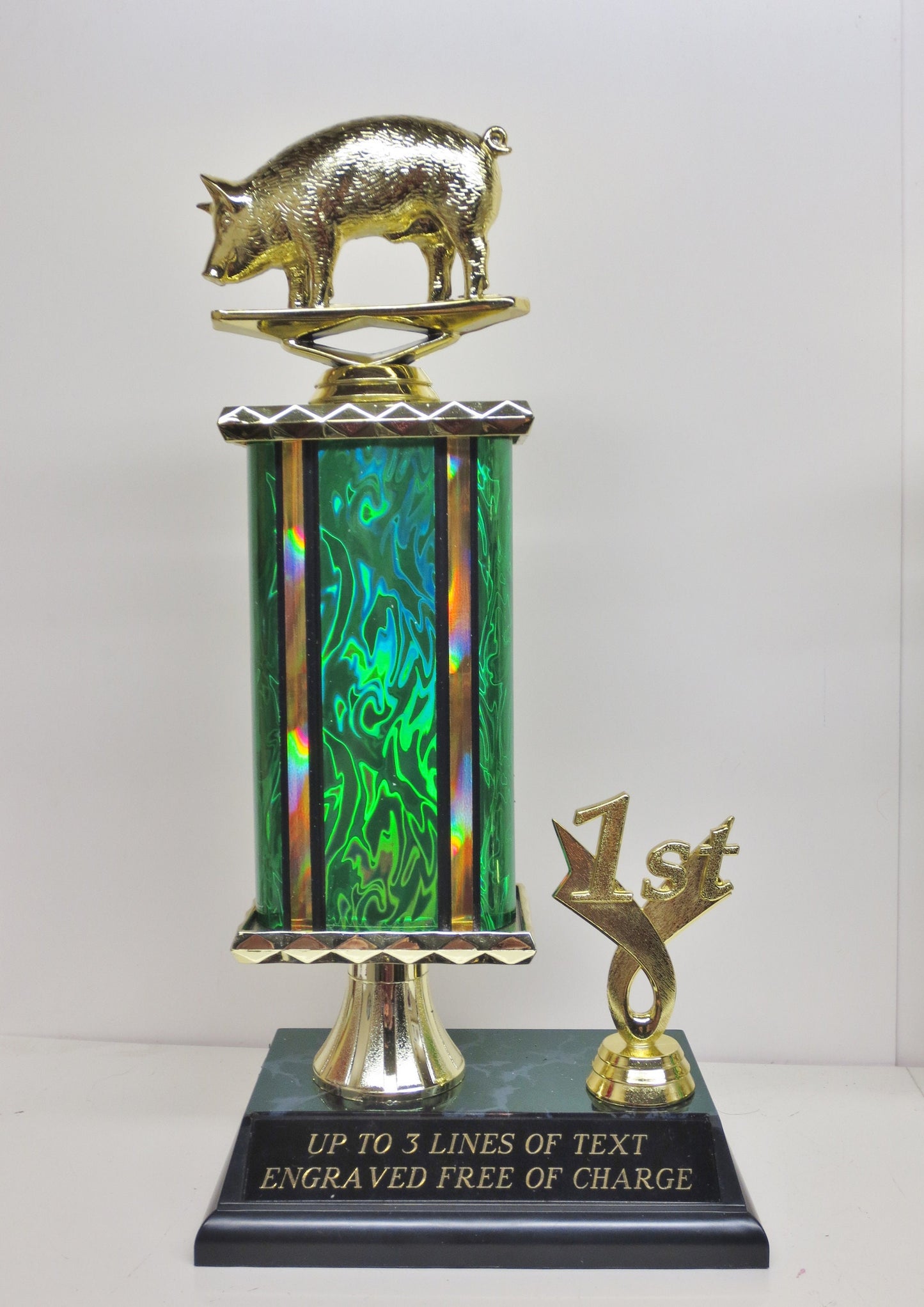 BBQ Trophy Best BBQ Cook Off Trophies Best BBQ Champion Best Ribs Pork Pig Trophy Award Winning Winner Champion 4th of July Memorial Day