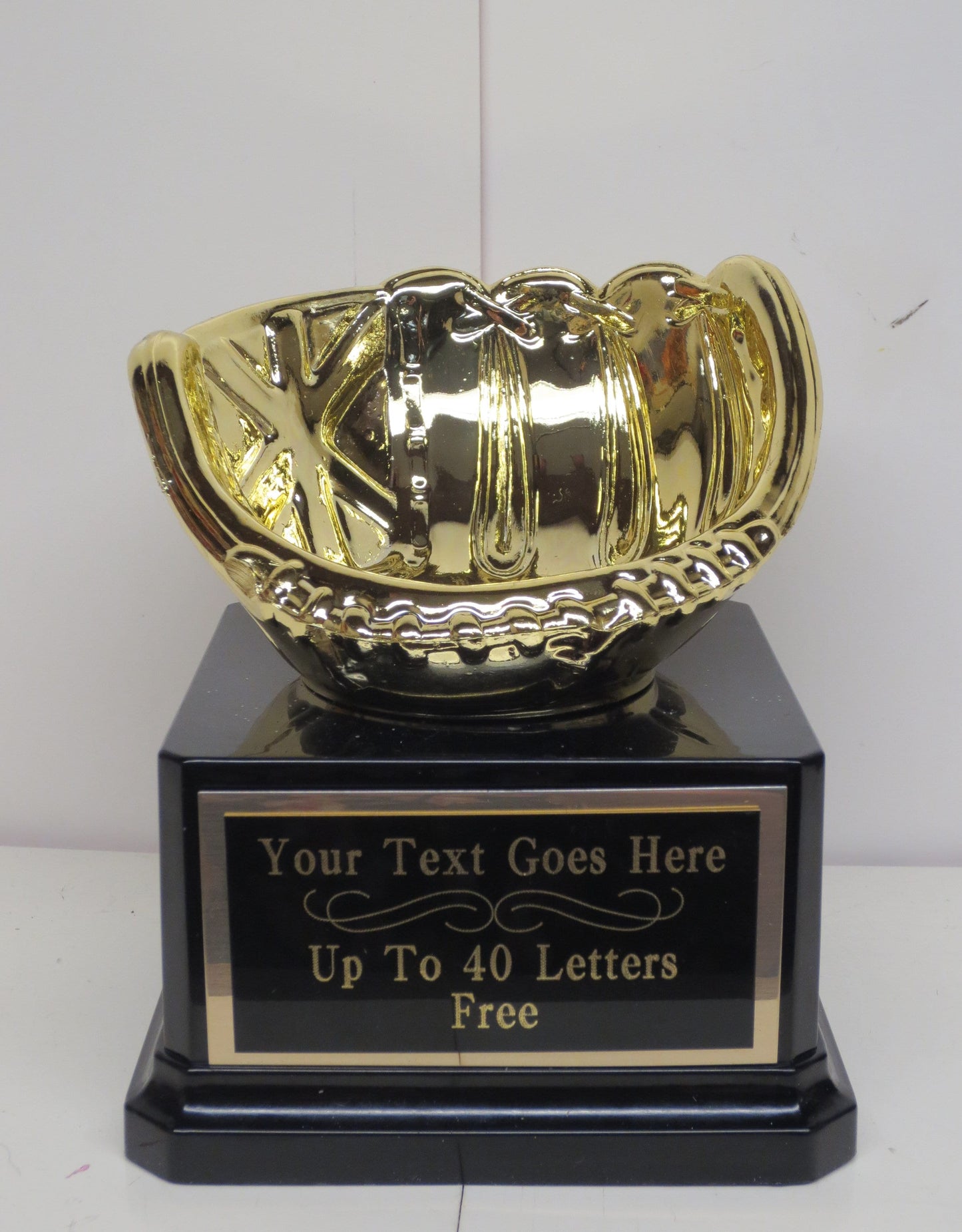Baseball Trophy Baseball Holder Baseball Mitt Trophy Coaches Gift Participation Award Custom League Trophy Gold Baseball Glove