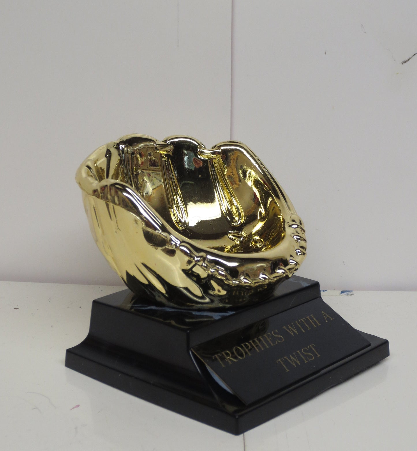 Baseball Trophy Baseball Display Holder Baseball Mitt Trophy Coach Gift Participation Award Custom Little League Trophy Gold Baseball Glove