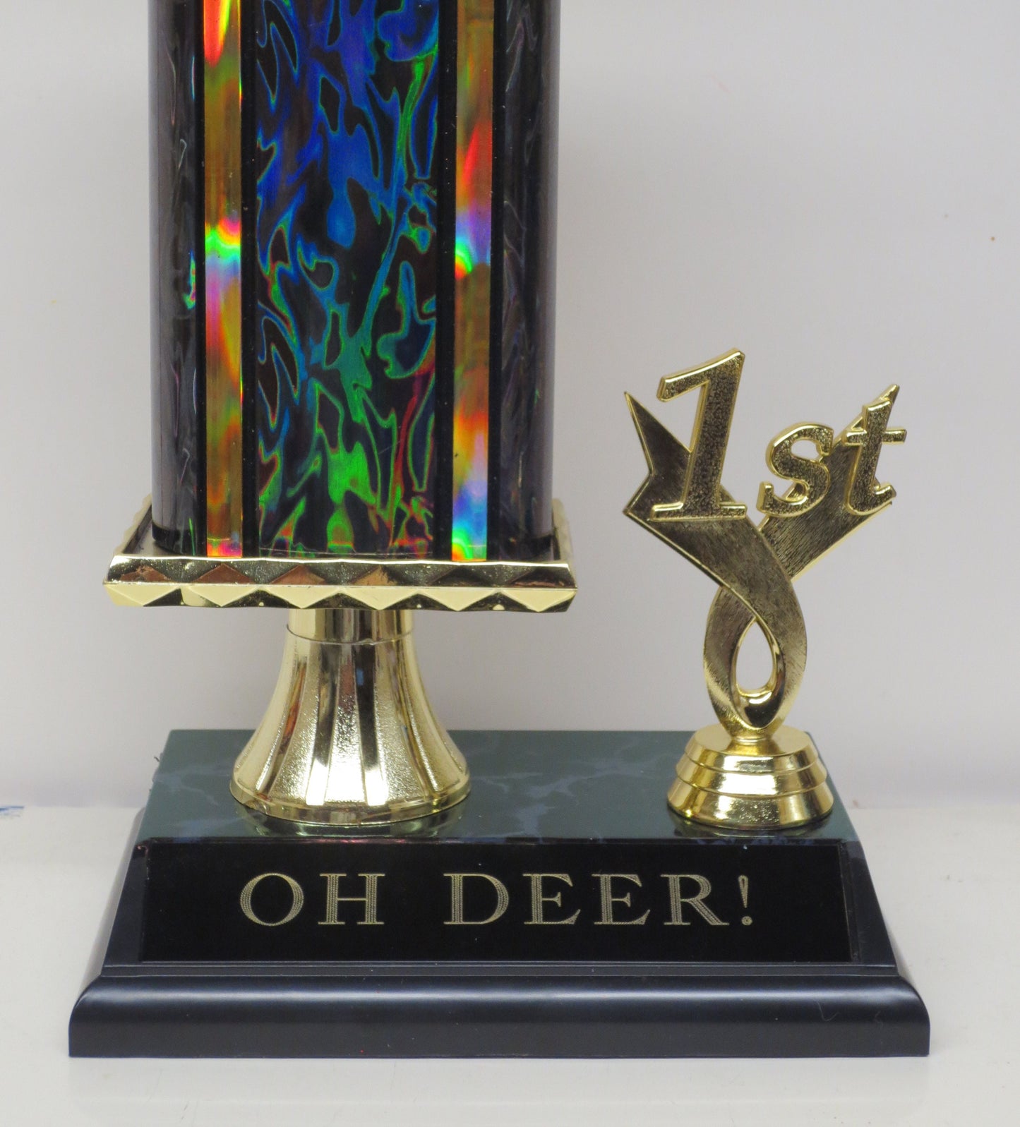 Biggest Buck Champion Personalized Hunting Trophy Oh Deer Funny Trophy Painted Fathers Day Man Cave Decor Husband Dad Boyfriend Deer Hunter