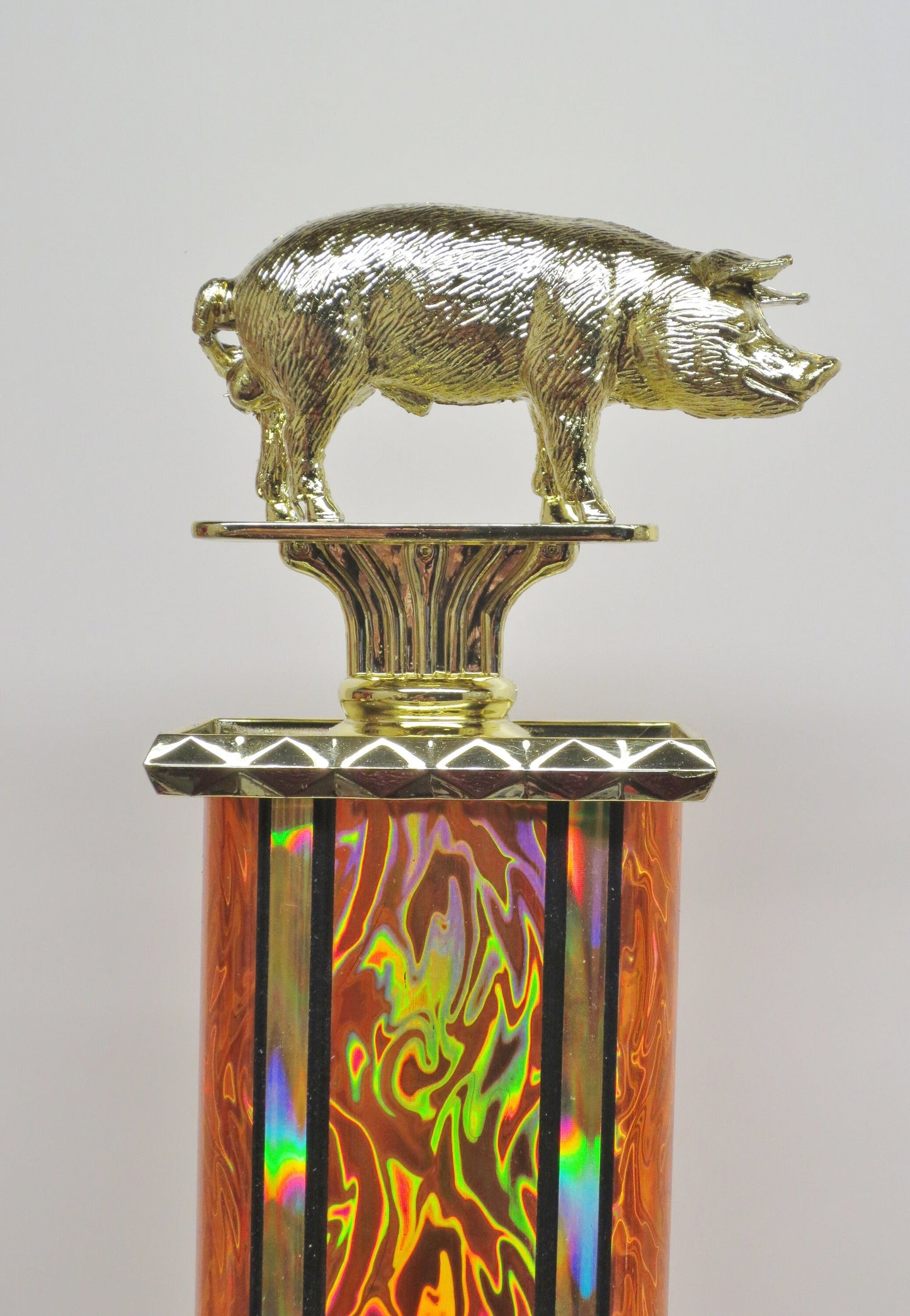 BBQ Trophy Best BBQ Cook Off Trophies Ribs Pork Pig Trophy Award Winning Winner Champion Champ 4th of July Independence Day Labor Day Pigs