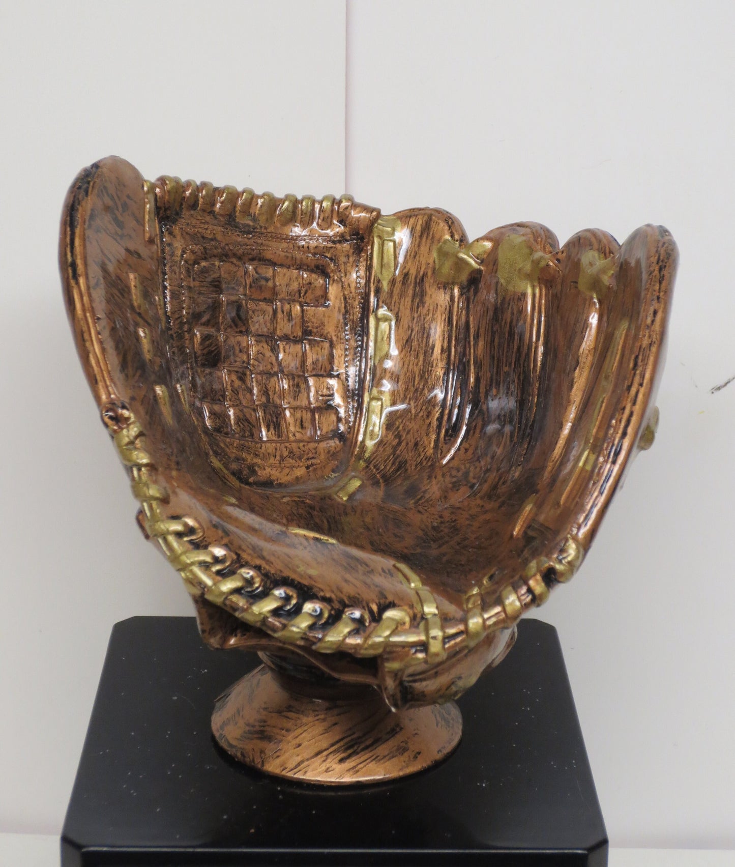Baseball Trophy Display Ball Holder Baseball Display Holder Baseball Mitt Coaches Gift Custom Trophy Bronze Baseball Glove