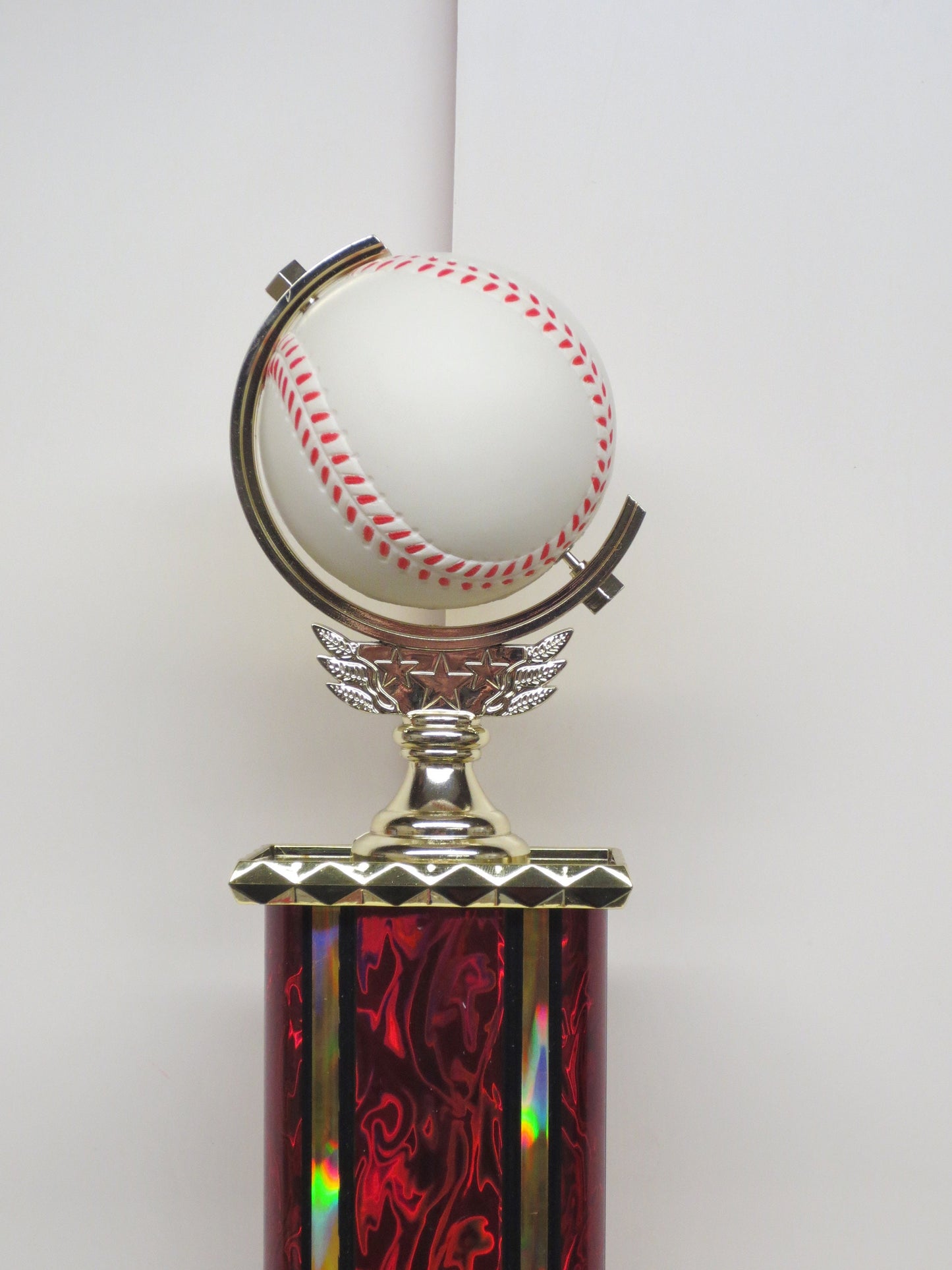 Baseball Trophy League Trophy T Ball Trophy with Spinning Baseball Participation Sports Award Personalized Engraving
