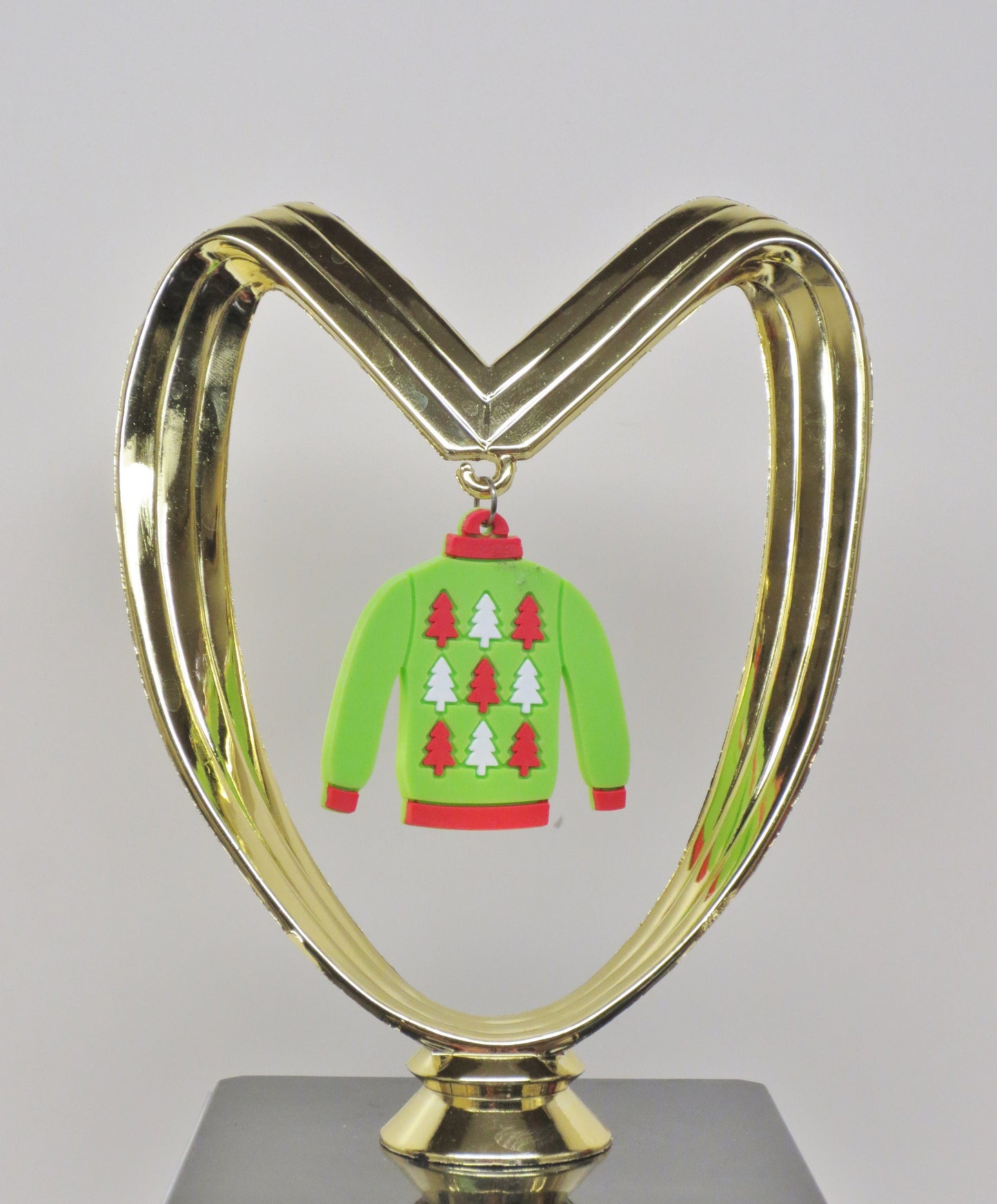 Ugly Sweater Trophy Contest Argyle Ugliest Sweater Trophies Holiday Party Award Winner Holiday Christmas Trophy Decor Cookie Bake Off