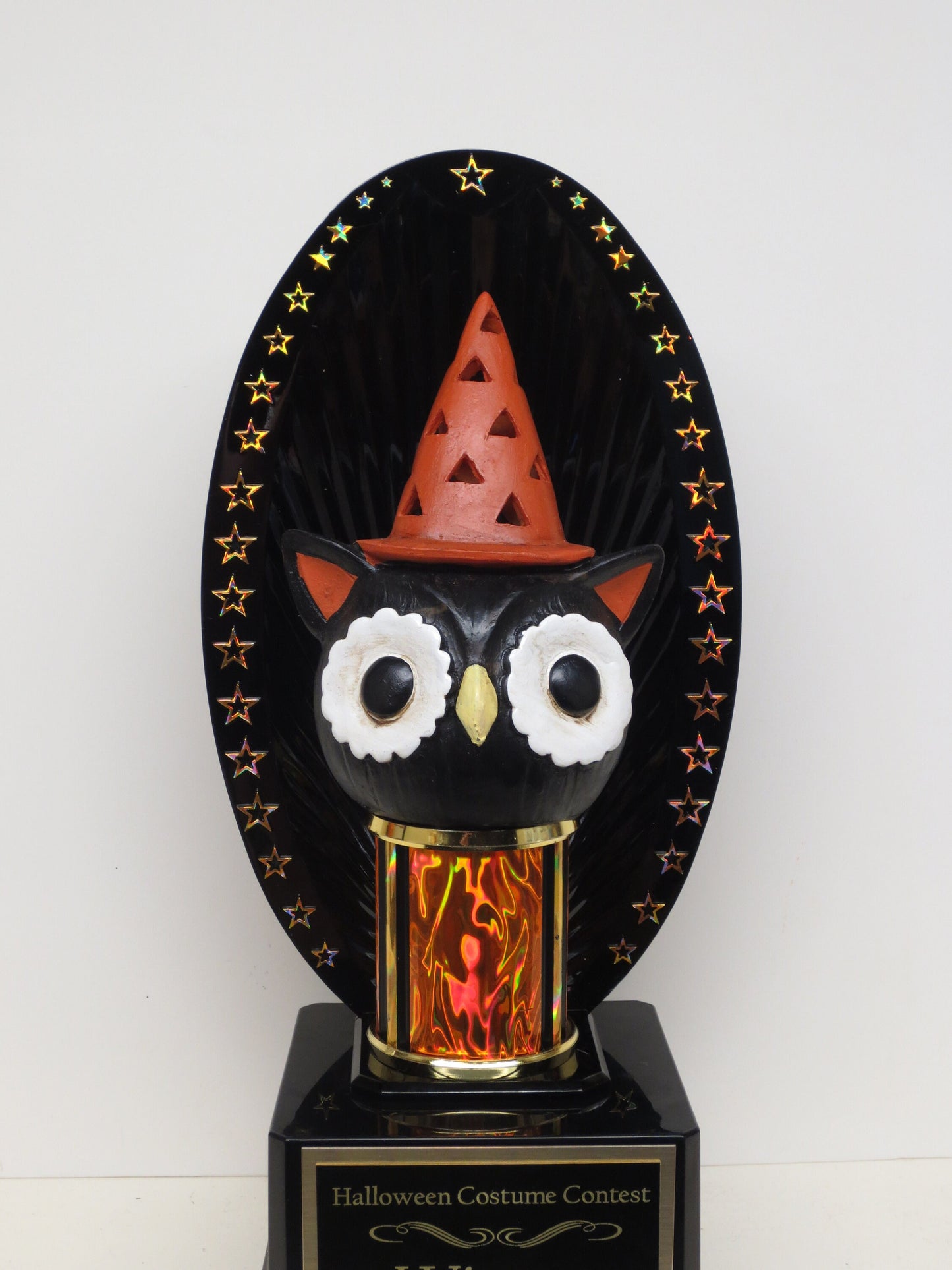 Halloween Trophy Owl Trophies Best Costume Contest Pumpkin Carving Contest Scariest Costume Vintage Halloween Decor Trunk or Treat