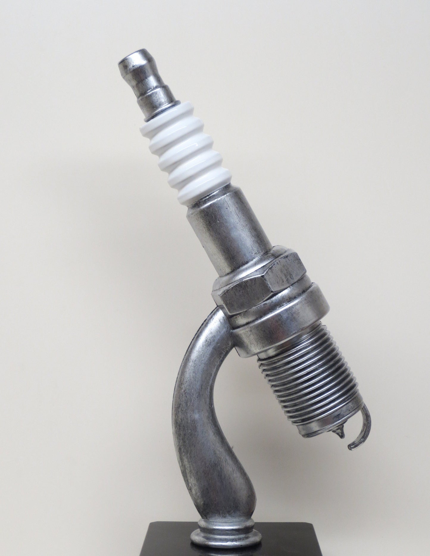 Racing Trophy Car Show Trophy 12" Spark Plug Plastic Silver Spark Plug Award Winner Best In Show Best Hot Rod Antique Car Show Participant