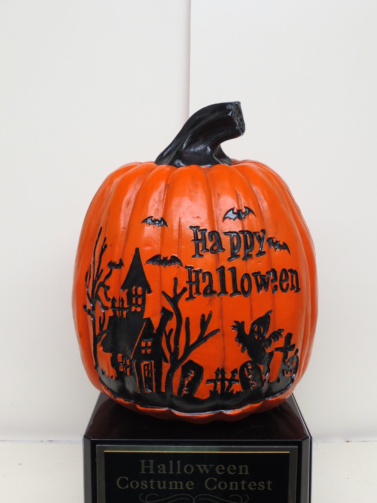 Halloween Trophy Trophies Best Costume Contest Pumpkin Carving Contest Scariest Costume Best Couple Jack O Lantern Halloween Decor