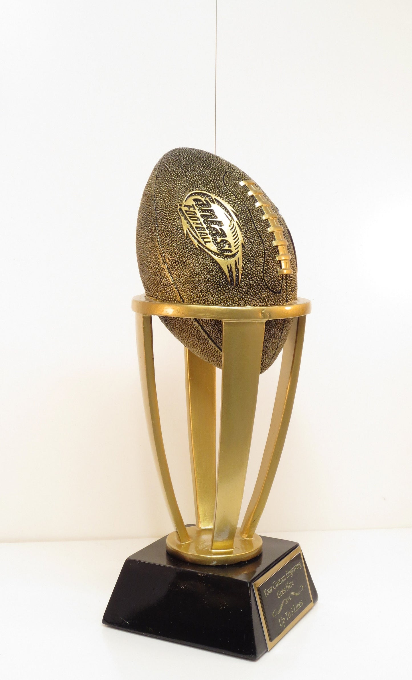 Fantasy Football Trophy League Trophy FFL Trophy 10.75" Custom Engraved Championship Football Trophy League Sports Award Winner
