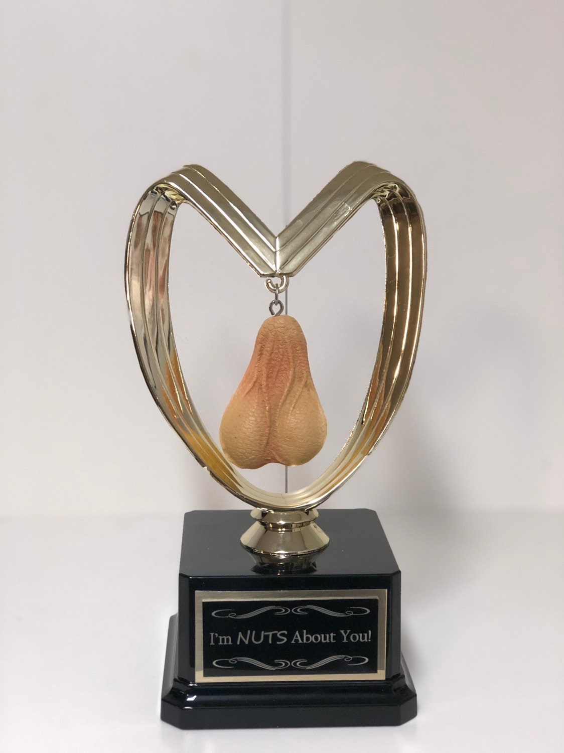 I'm NUTS About You Valentine's Day Funny Trophy Wife Husband Boyfriend Girlfriend Gift Adult Humor Love Romantic Gag Gift Penis Testicle
