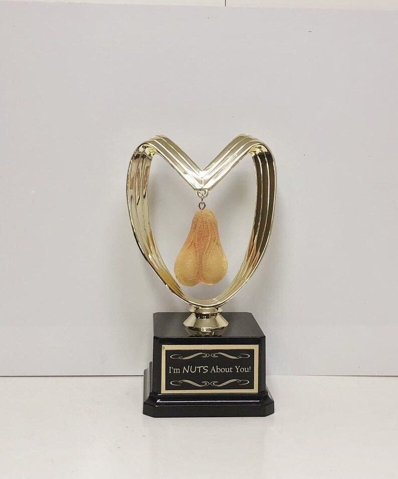 I'm NUTS About You Valentine's Day Funny Trophy Wife Husband Boyfriend Girlfriend Gift Adult Humor Love Romantic Gag Gift Penis Testicle