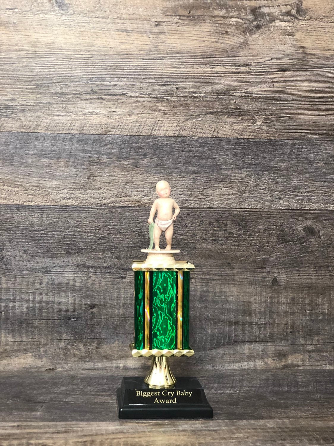 Fantasy Football League LOSER Trophy Funny Trophy Biggest Cry Baby Award Quitter Sore Loser Crybaby FFL Last Place Fantasy Funny Award