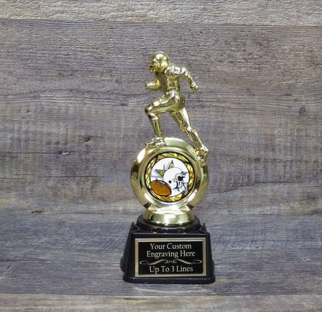 Fantasy Football Trophy FFL Football Champion Winner Fantasy League Custom Trophy Sports Award Free Engraving Economy Armchair Quarterback
