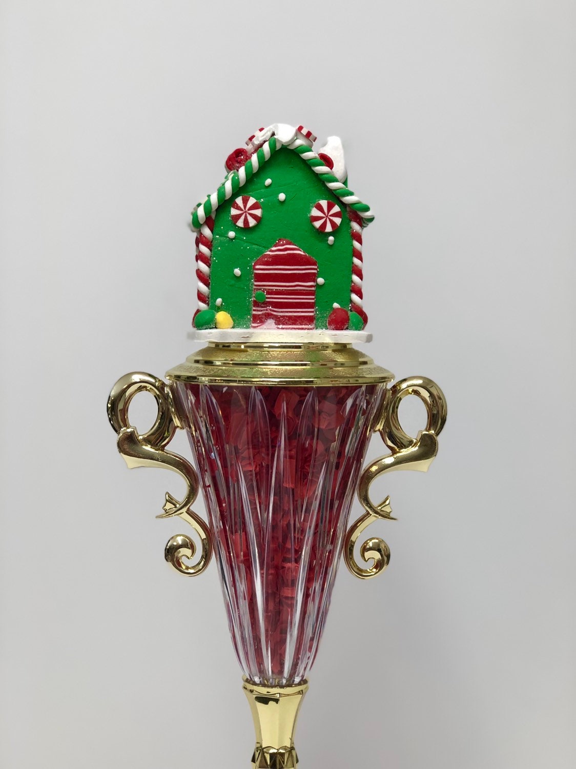 Gingerbread House Trophy Cookie Bake Off Trophy Ugliest Ugly Sweater Contest Family Christmas Trophy Ribbon Candy Christmas Holiday Decor