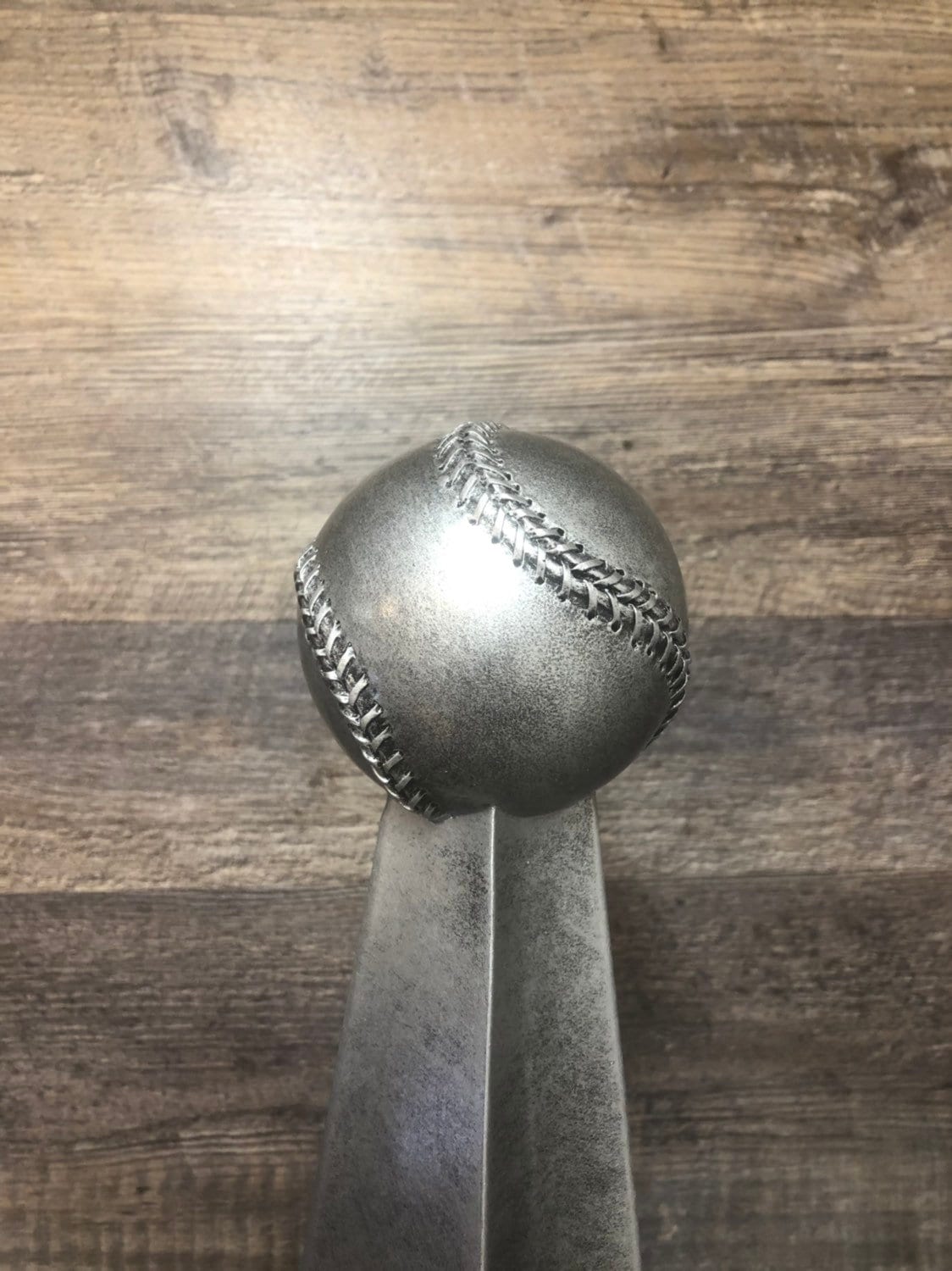 Baseball Trophy Fantasy Baseball Perpetual Trophy XL Antique Silver Award FBB Baseball League Champion Championship Team Award Personalized