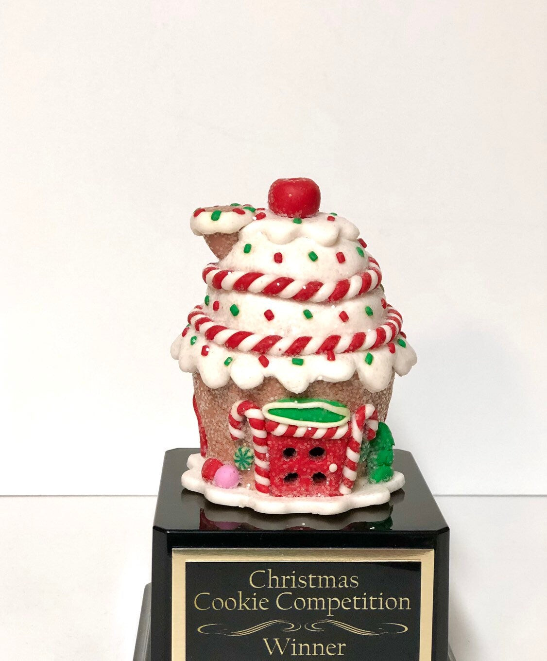 Gingerbread House Cookie Bake Off Trophy Ugly Sweater Trophy Snowman Round Cupcake Christmas Cookie Gingerbread Man Christmas Decor