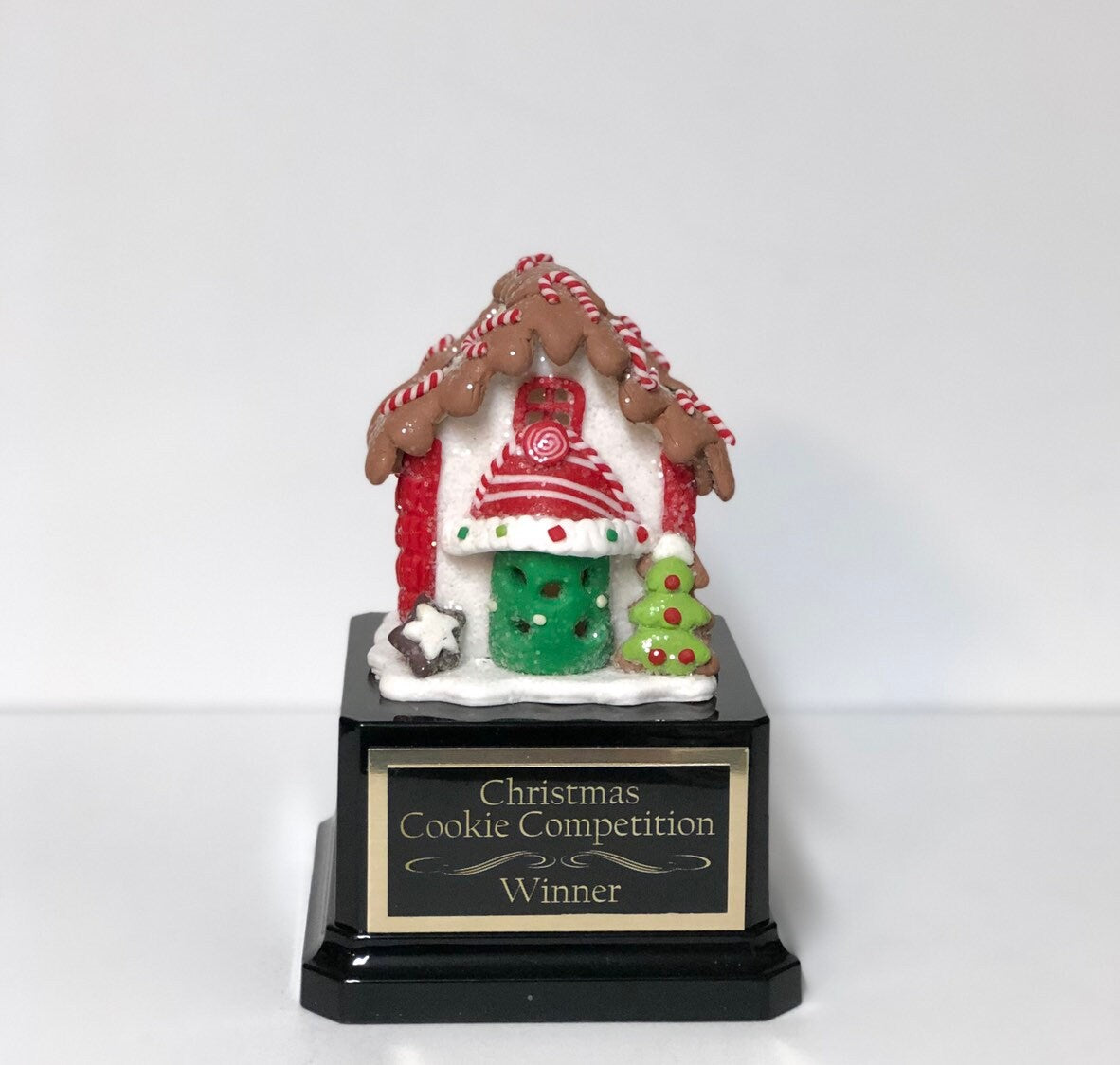 Gingerbread House Cookie Decorating Bake Off Trophy Ugly Sweater Trophy Gingerbread Man Christmas Cookie Gingerbread Man Christmas Decor