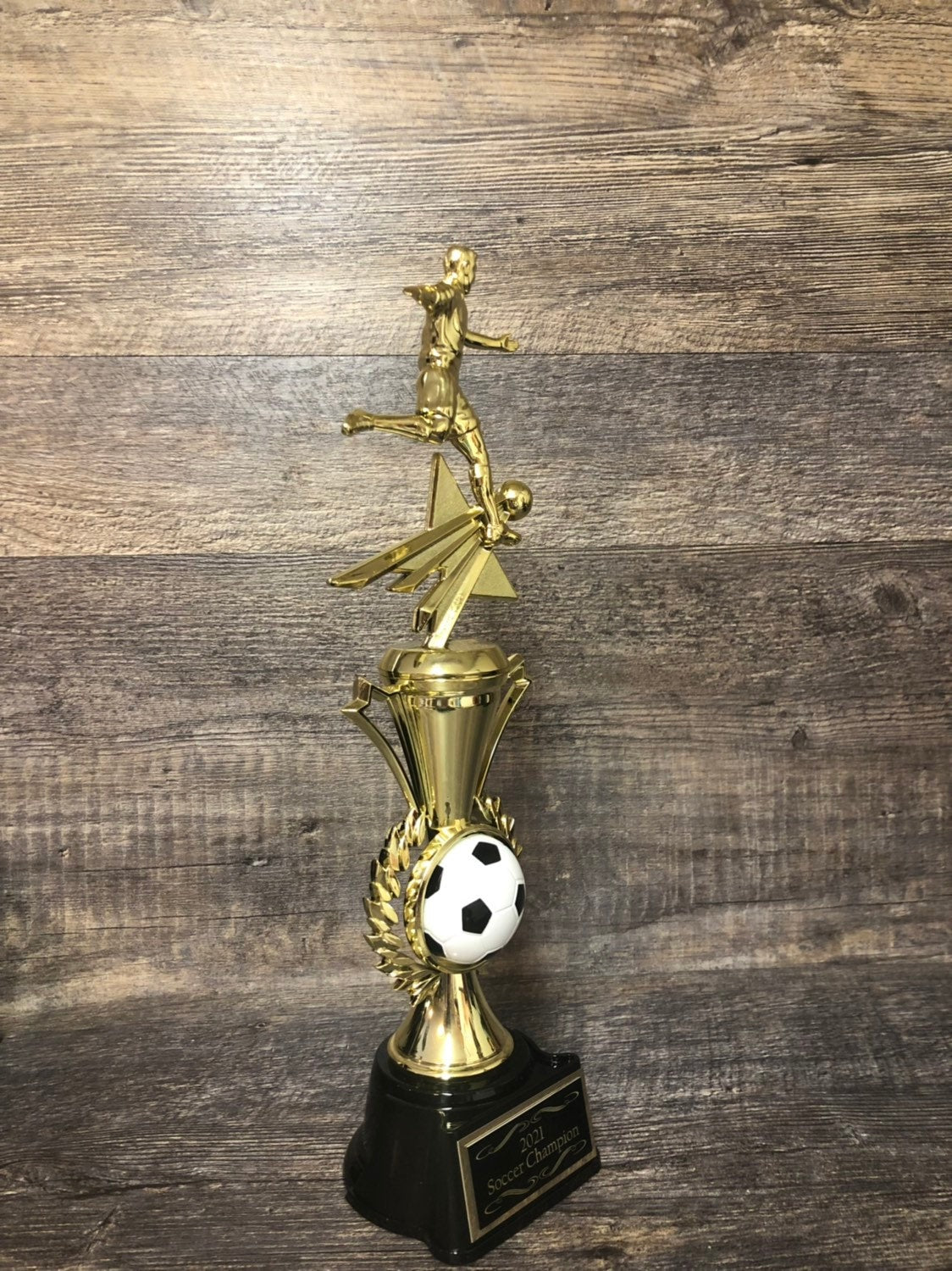 Soccer Trophy Fantasy Soccer Football Trophy Champion Winner Fantasy League Custom Trophy Team Sports Award Free Engraving