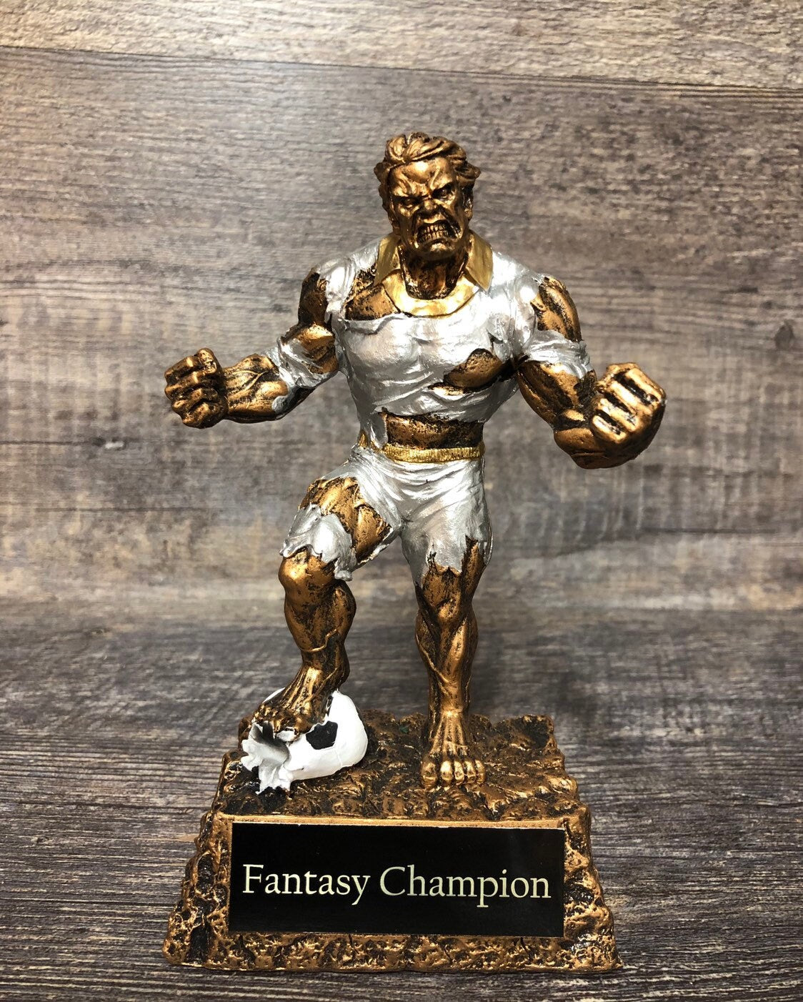 Soccer Trophy Championship Fantasy Soccer / Football Beast Trophy 6 or 12 Perpetual Trophy League Winner Fantasy Award Trophy