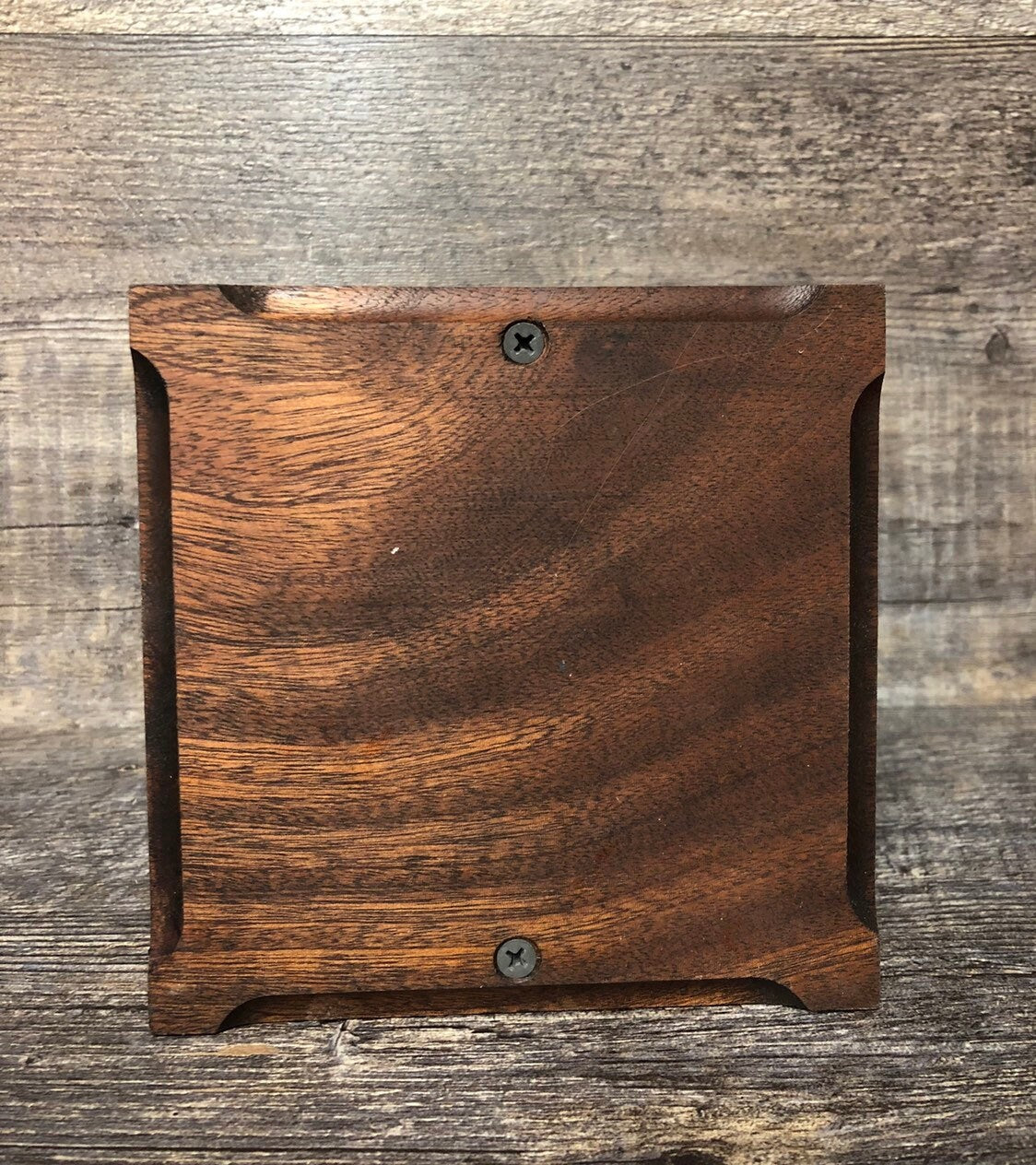 Pet Urn Cat or Dog Urn Pet Memorial Keepsake Box Yorkie Mahogany Cremation Urn Custom Photo Tile & Tag Small Dog / Animal Urn Up To 25lbs