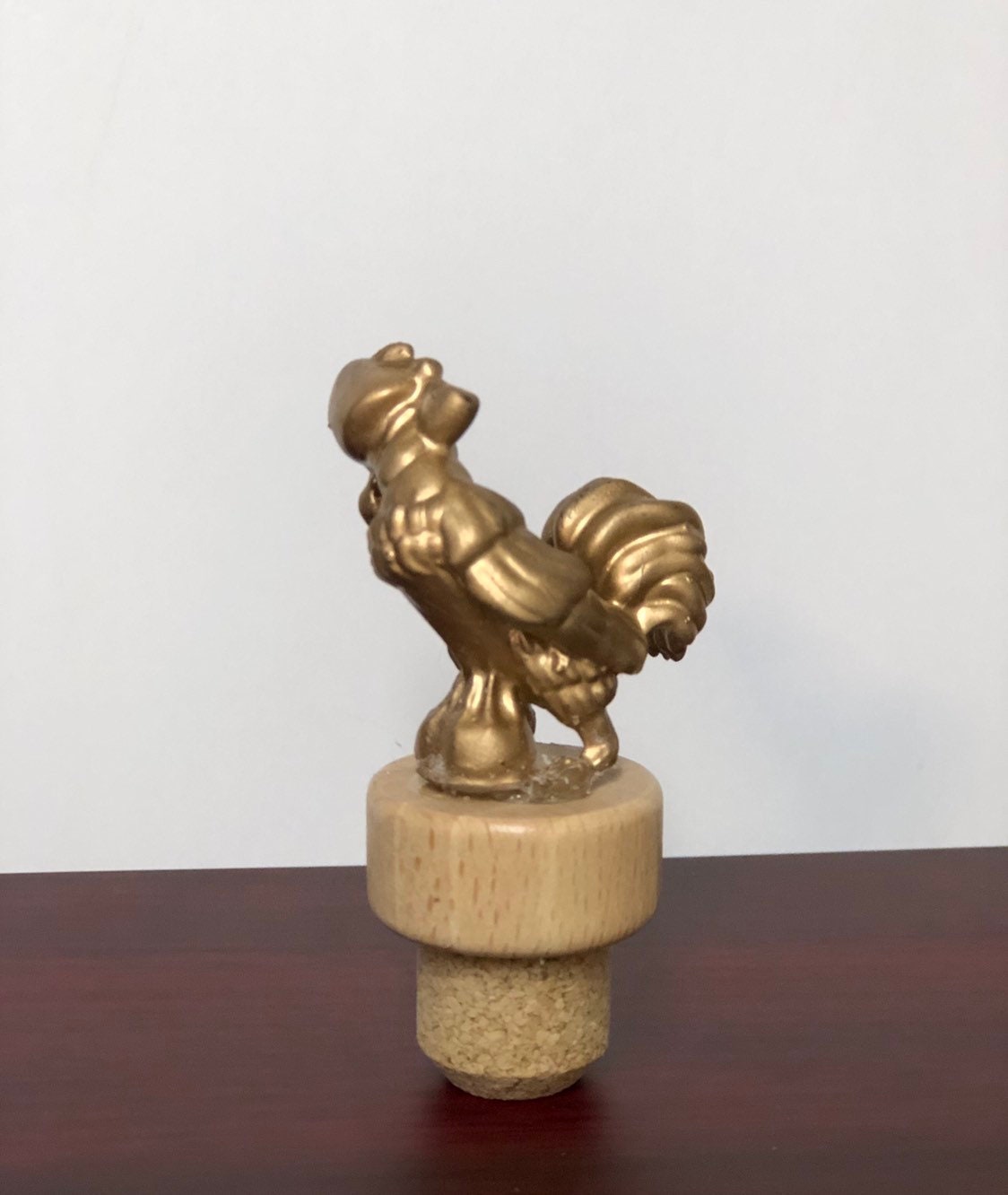 Wine Stopper Golden COCK-A-DICK-ADO Funny Adult Humor Cock & Balls Gag Gift Novelty Bottle Wine Cork Wine Stopper Wine Lover Birthday Gift