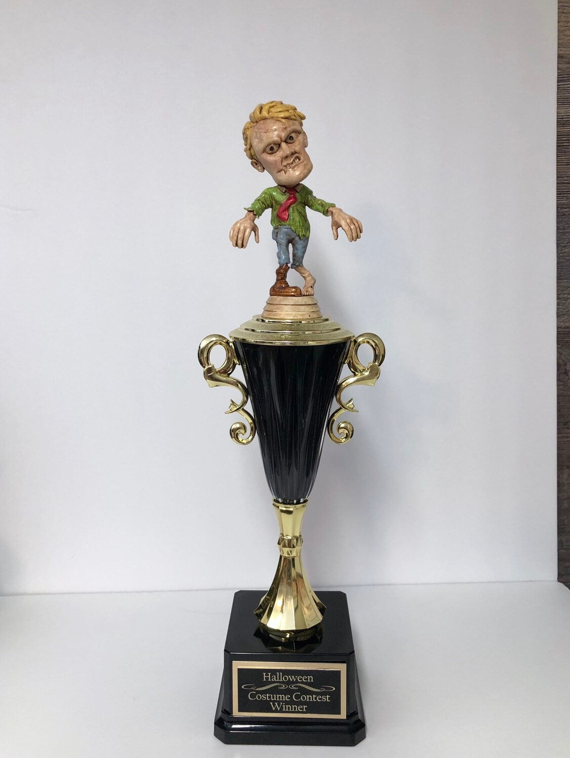 Halloween Trophy Trophies Best Costume Contest Winner Scariest Costume Zombie Pumpkin Carving Contest Halloween Decor Trunk or Treat