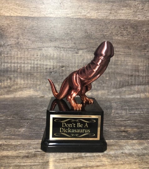 Funny Trophy FFL Loser Trophy You're A D!ck Sacko Fantasy Football League LOSER Trophy FFL Last Place Fantasy Funny gag Gift Last Place