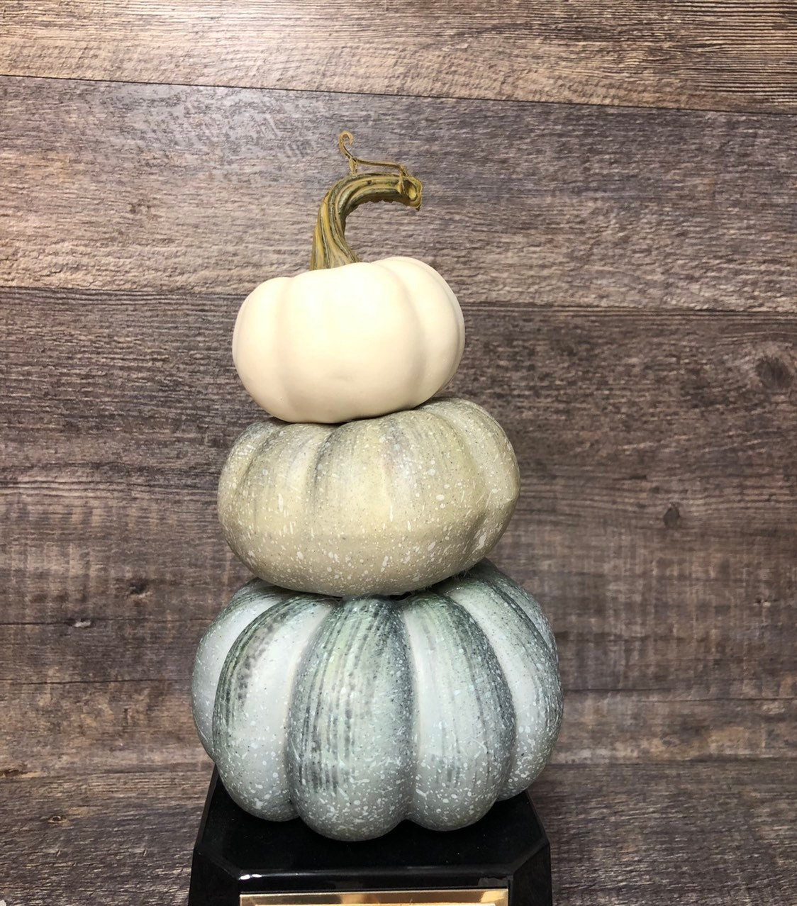 Halloween Trophy Blue Stack Pumpkin Carving Contest Champion Best Costume Contest Scariest Costume Rustic Halloween Decor Trunk or Treat