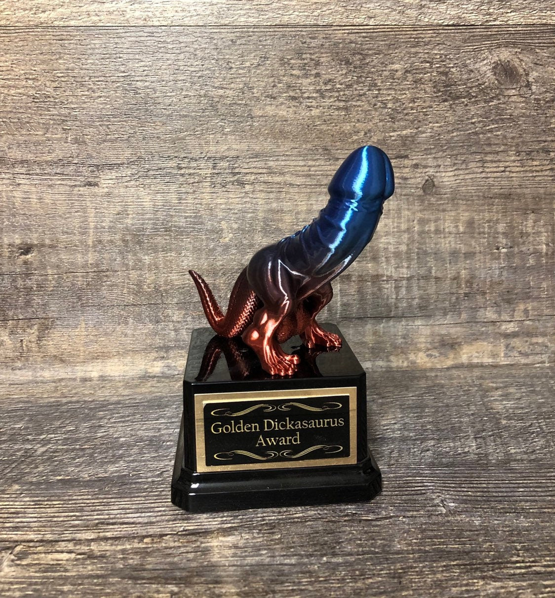 FFL Loser Trophy Funny Fantasy Football LOSER Trophy FFL Trophy Sacko Trophy Award Adult Humor Gag Gift Dickhead Penis Funny Dinosaur Award