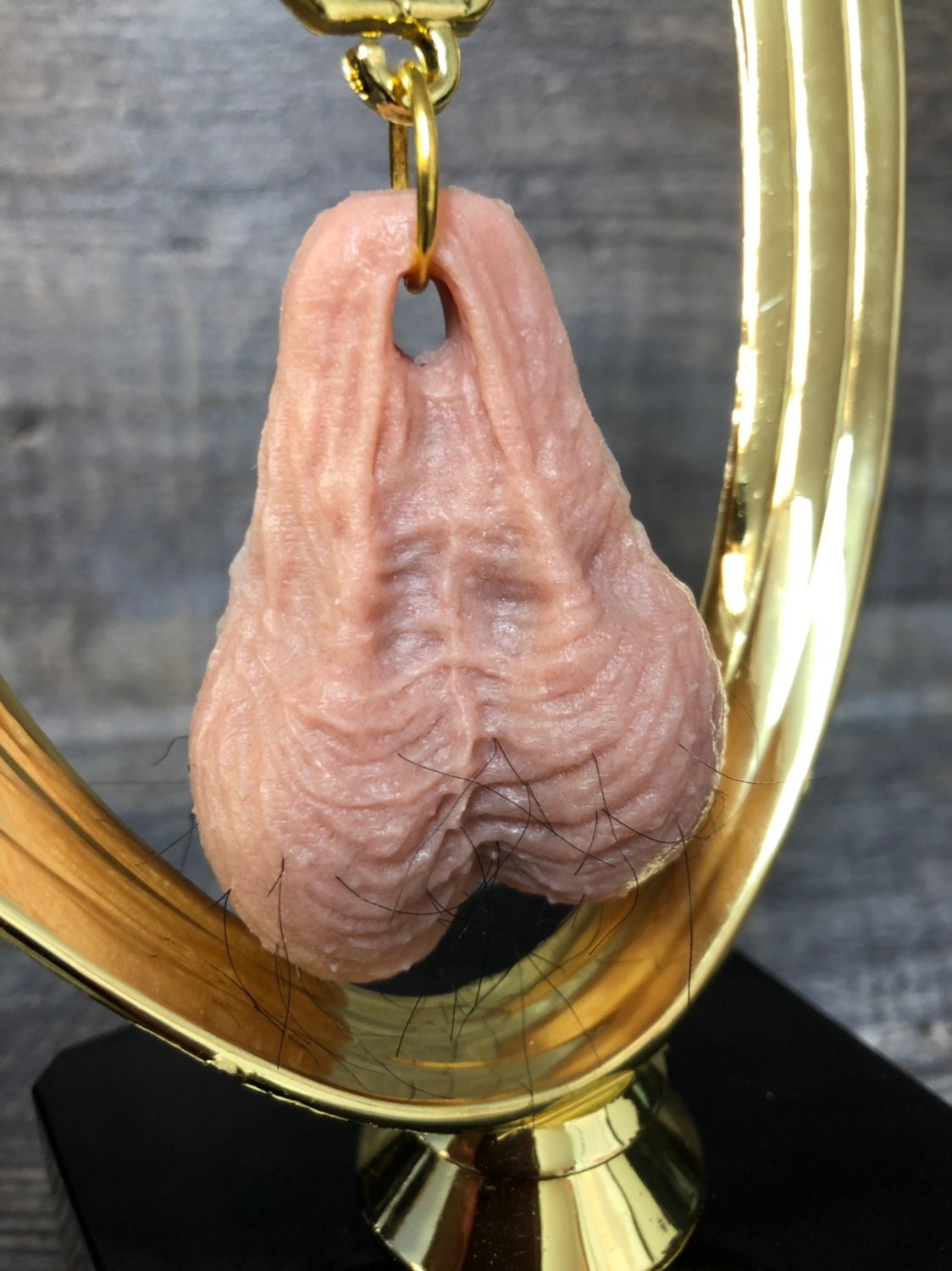 HAIRY Balls All N' All You're Just Another Pube On The Ball Funny Trophy You Suck Loser Trophy FFL Sacko Adult Humor Gag Gift Testicle