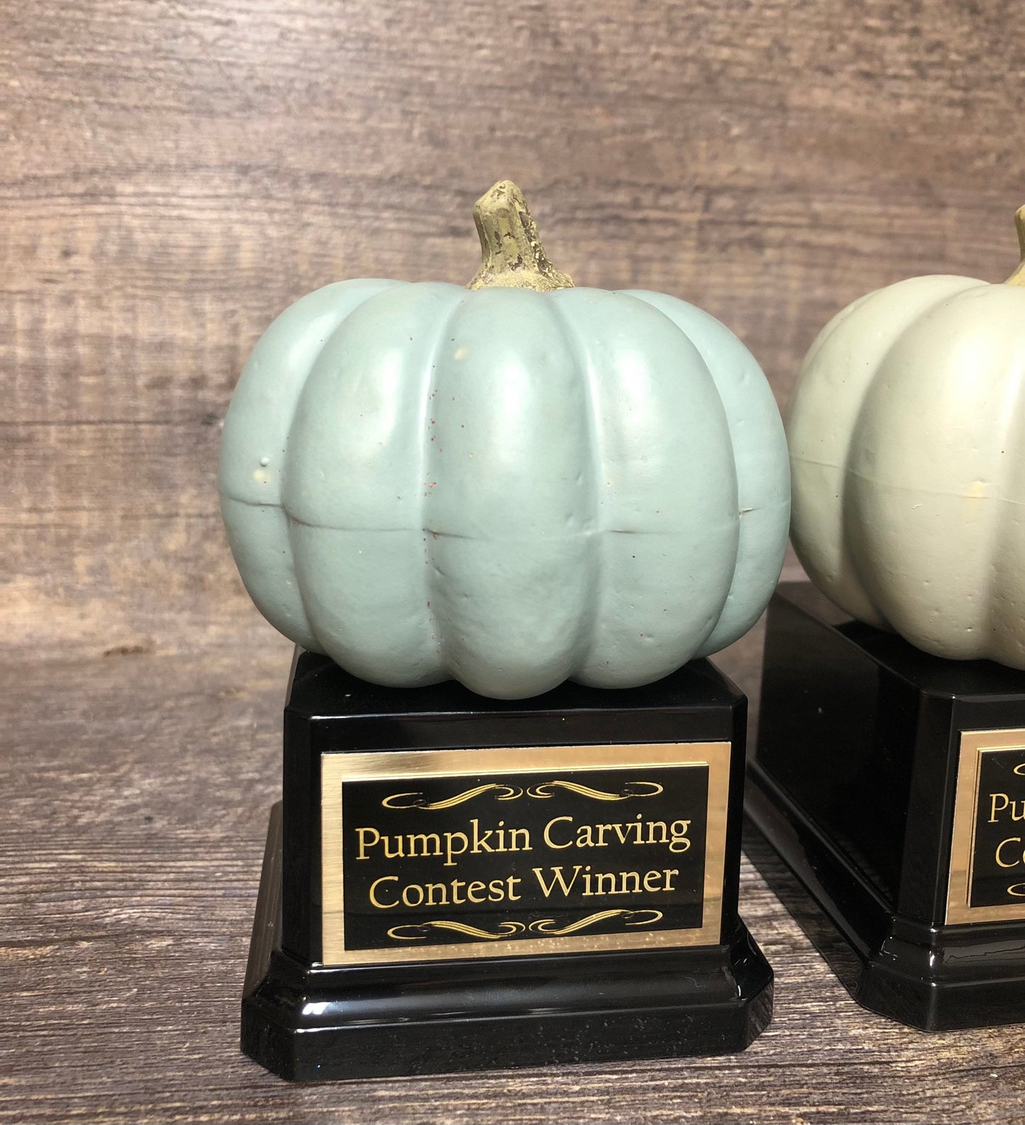 Halloween Trophy Trophies Set of 3 Pumpkins Costume Contest Winner Pumpkin Carving Contest Halloween Decor Trunk or Treat