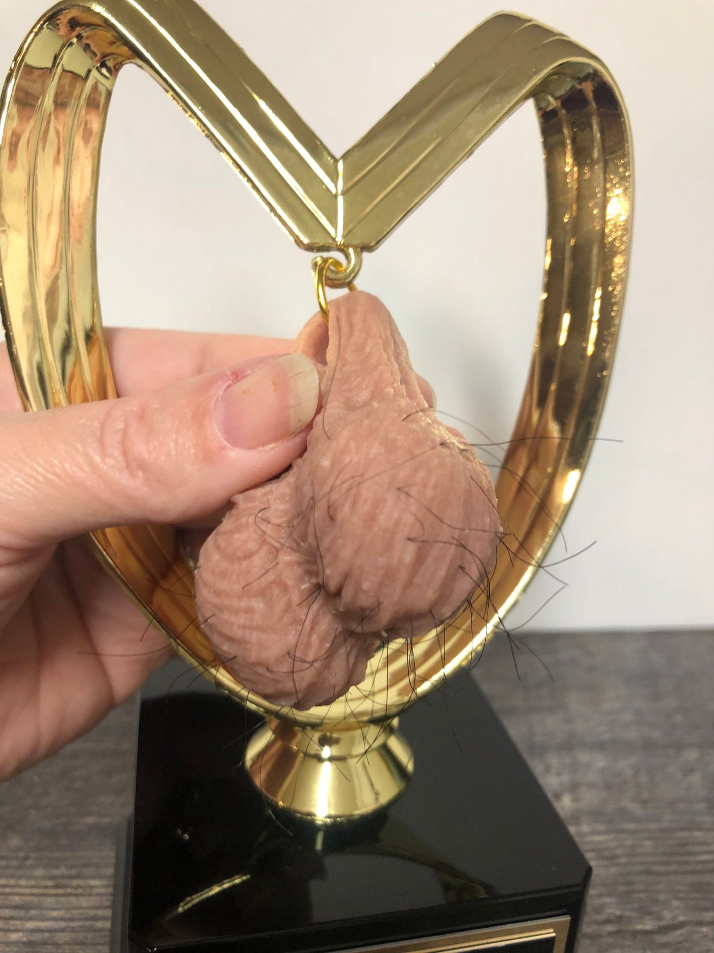 HAIRY Christmas Funny Trophy Adult Humor Gag Gift Testicle You Suck HAIRY Balls Fantasy Football Loser Trophy Last Place FFL Sacko Trophy