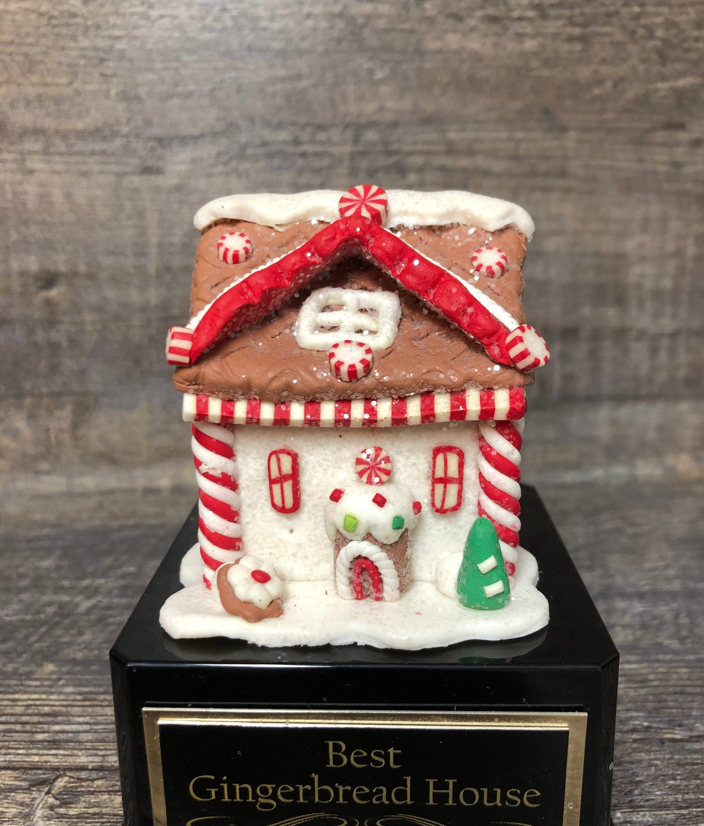 Gingerbread House Christmas Cookie Decorating Champion Bake Off Competition Trophy Ugly Sweater Trophy Contest Award Winner Christmas Decor