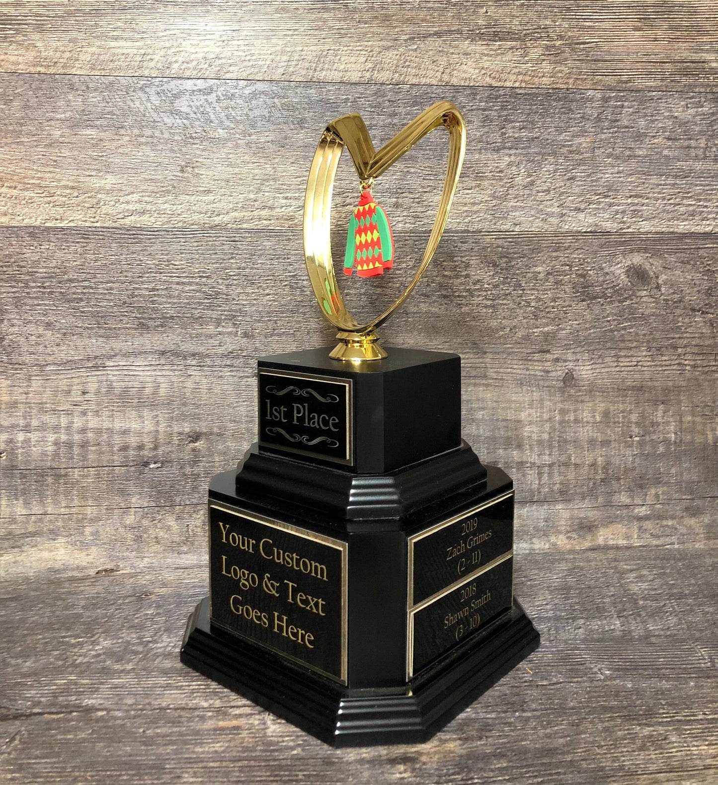 Ugly Sweater Trophy Perpetual Ugliest Sweater Christmas Holiday Party Office Holiday Party Holiday Christmas Trophy Decor Cookie Bake Off