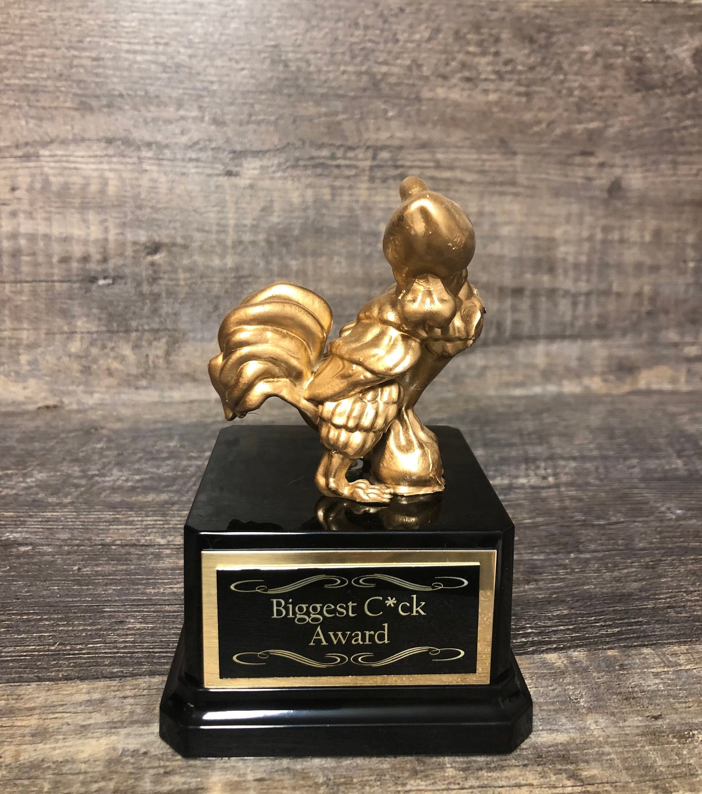 Funny Rooster / Cock Trophy Mature LOSER Sacko Trophy FFL Last Place Biggest Cock Award Penis Trophy You're A Dick Dickhead