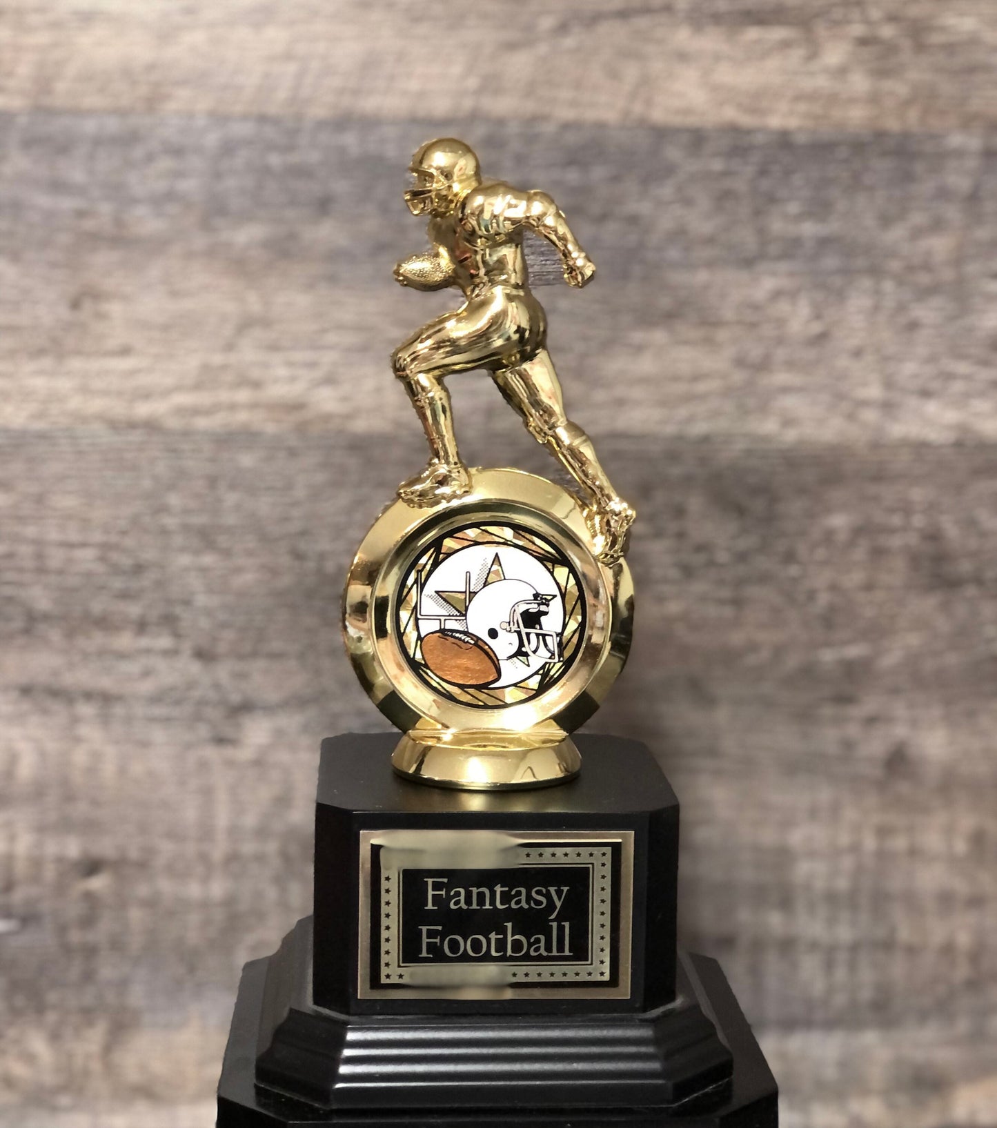 Perpetual Fantasy Football League Trophy FFL Trophy Best Season Stats Football Champion Trophy Football League Sports Award Winner