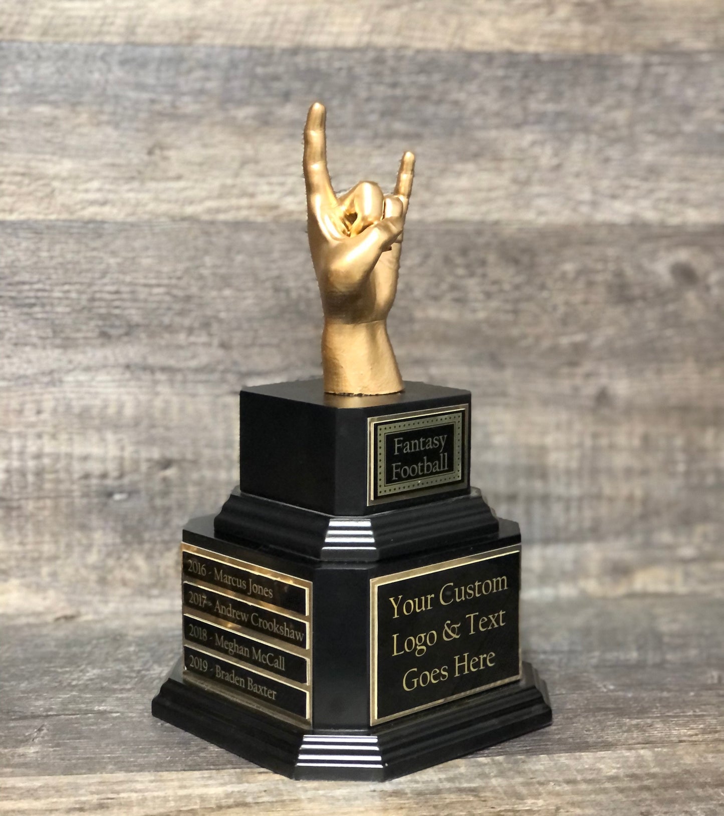 Soccer Trophy You Rock Fantasy Soccer League Perpetual Best Stats Trophy Funny Rock On Gag Award Top Score Best Of The Best Season Score