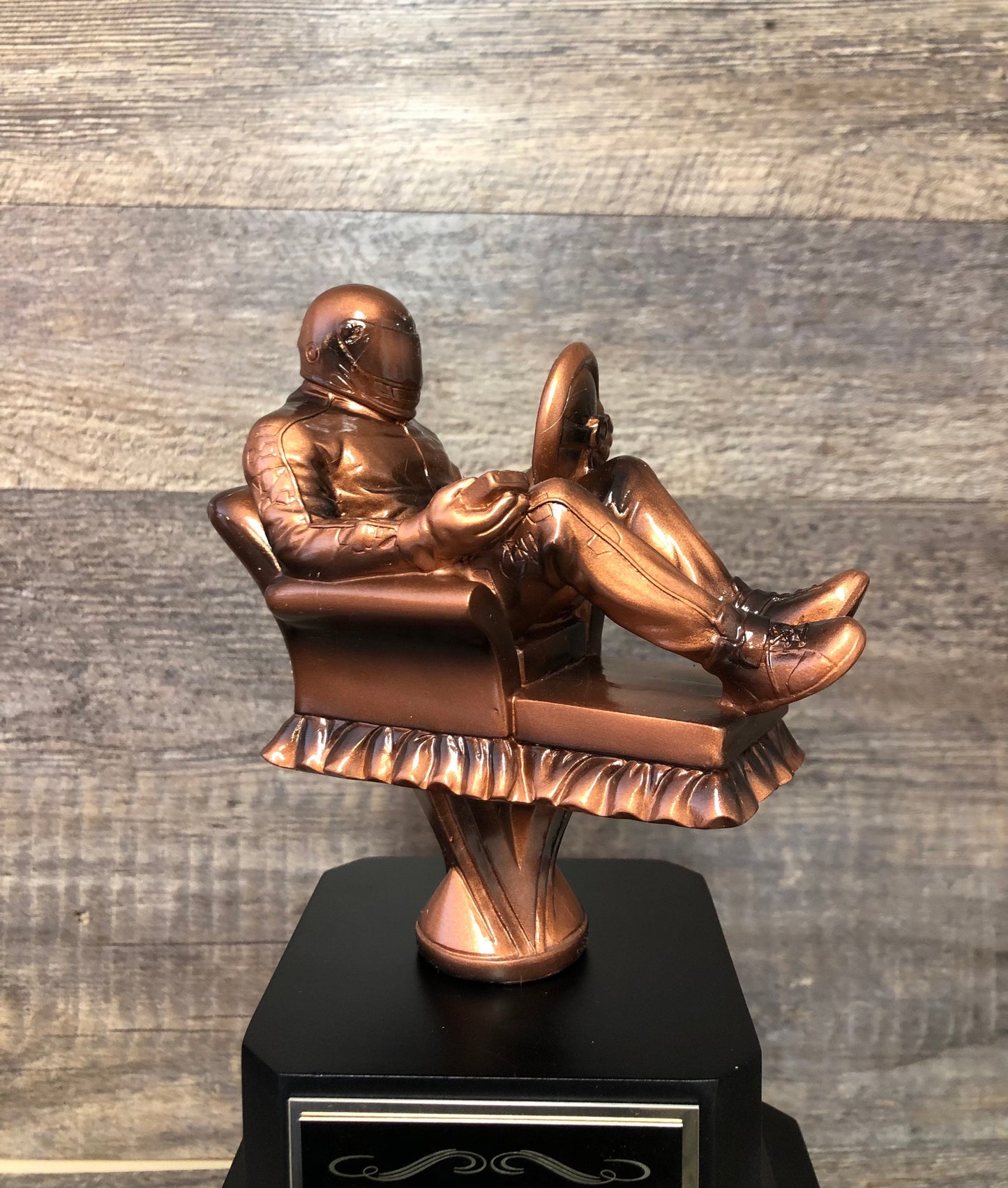 Racing Trophy Armchair Fantasy Motorsport Auto Racing Perpetual Trophy Award Car Show Trophy Champion Championship Team Award Personalized