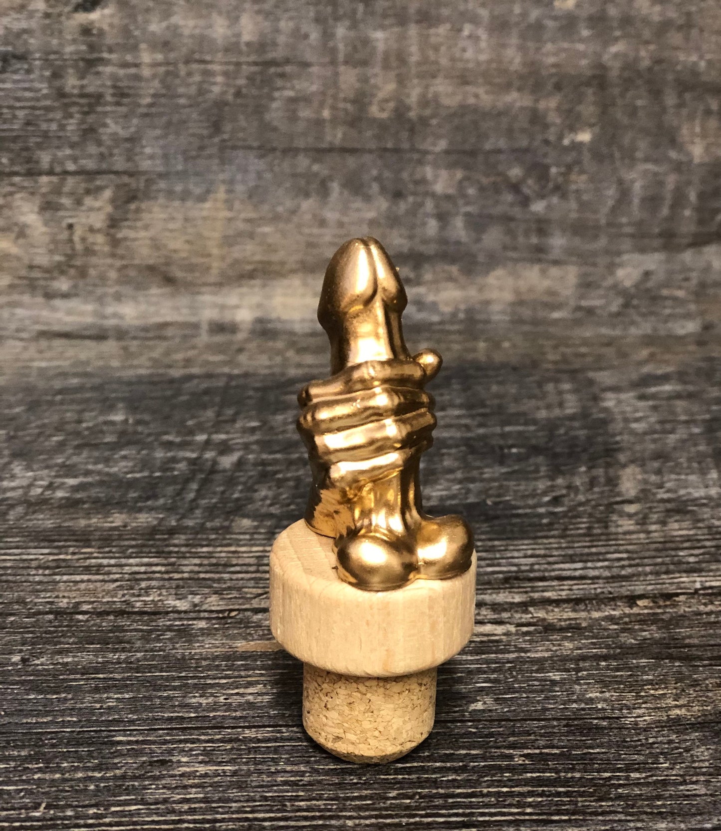 Wine Stopper Golden WANKER Funny Novelty Gift Bottle Wine Stopper Mature Gag Gift Wine Lover Birthday Gift Stocking Stuffers Secret Santa
