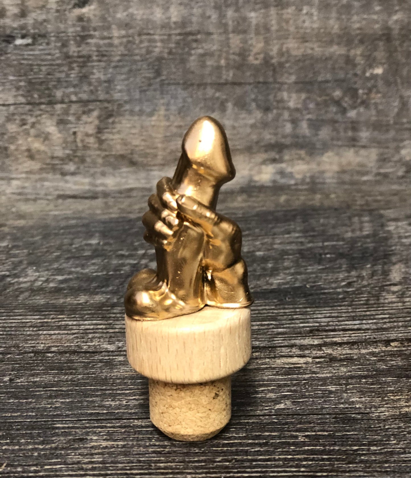 Wine Stopper Golden WANKER Funny Novelty Gift Bottle Wine Stopper Mature Gag Gift Wine Lover Birthday Gift Stocking Stuffers Secret Santa