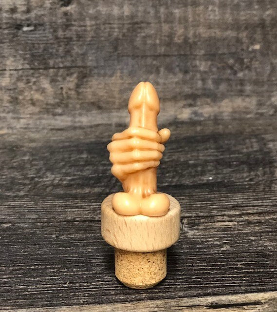 Inappropriate WANKER Wine Stopper Novelty Gift Bottle Cork Wine Stopper Gag Gift Adult Humor Cock & Balls Wine Lover Birthday Gift Stockings