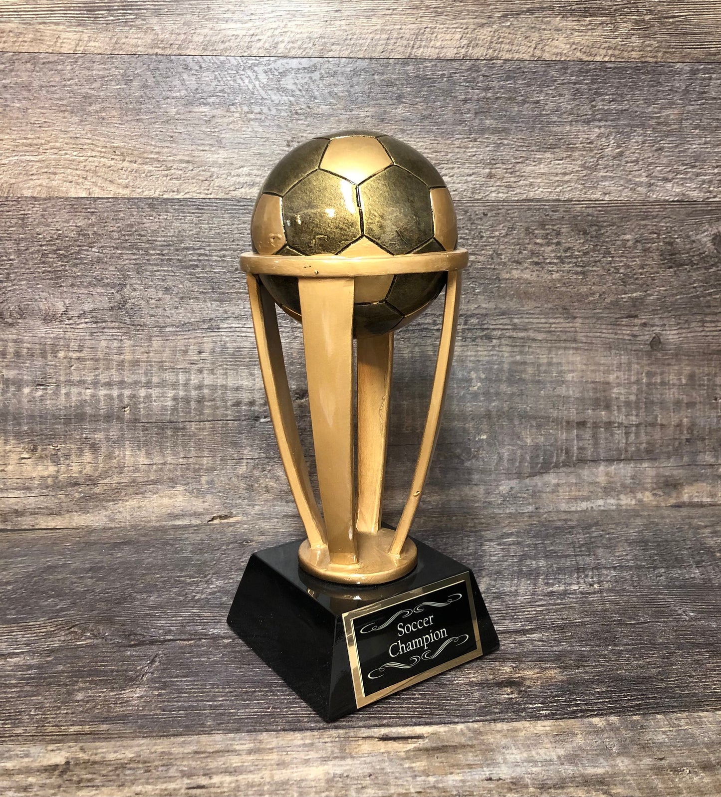 Soccer Trophy Fantasy Soccer 10.5" Tower Trophy Champion Winner Fantasy League Custom Trophy Team Sports Award Free Engraving