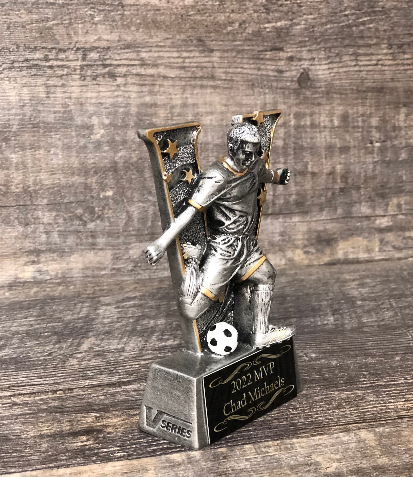 Soccer Trophy Fantasy Soccer Trophy Football Champion Kids Soccer League Custom Trophy Team Sports Award Economy Participation Trophy